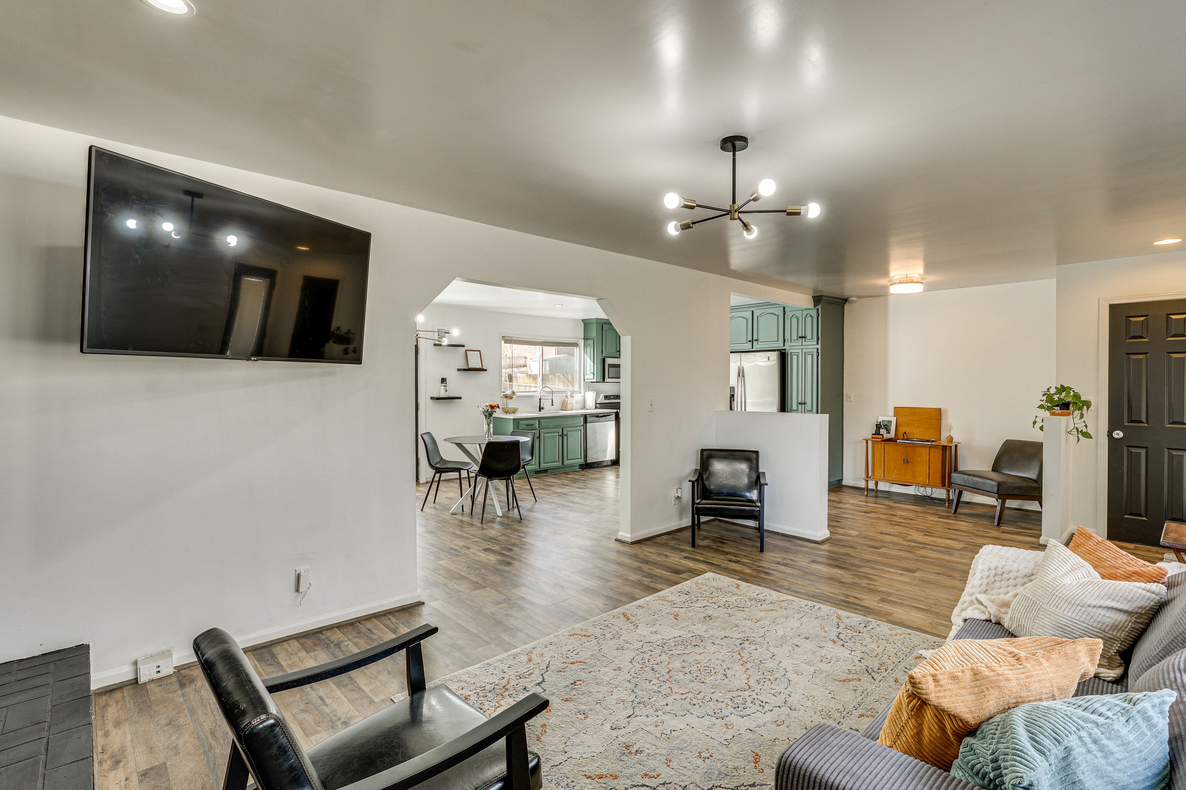 Living Area | TV | Record Player