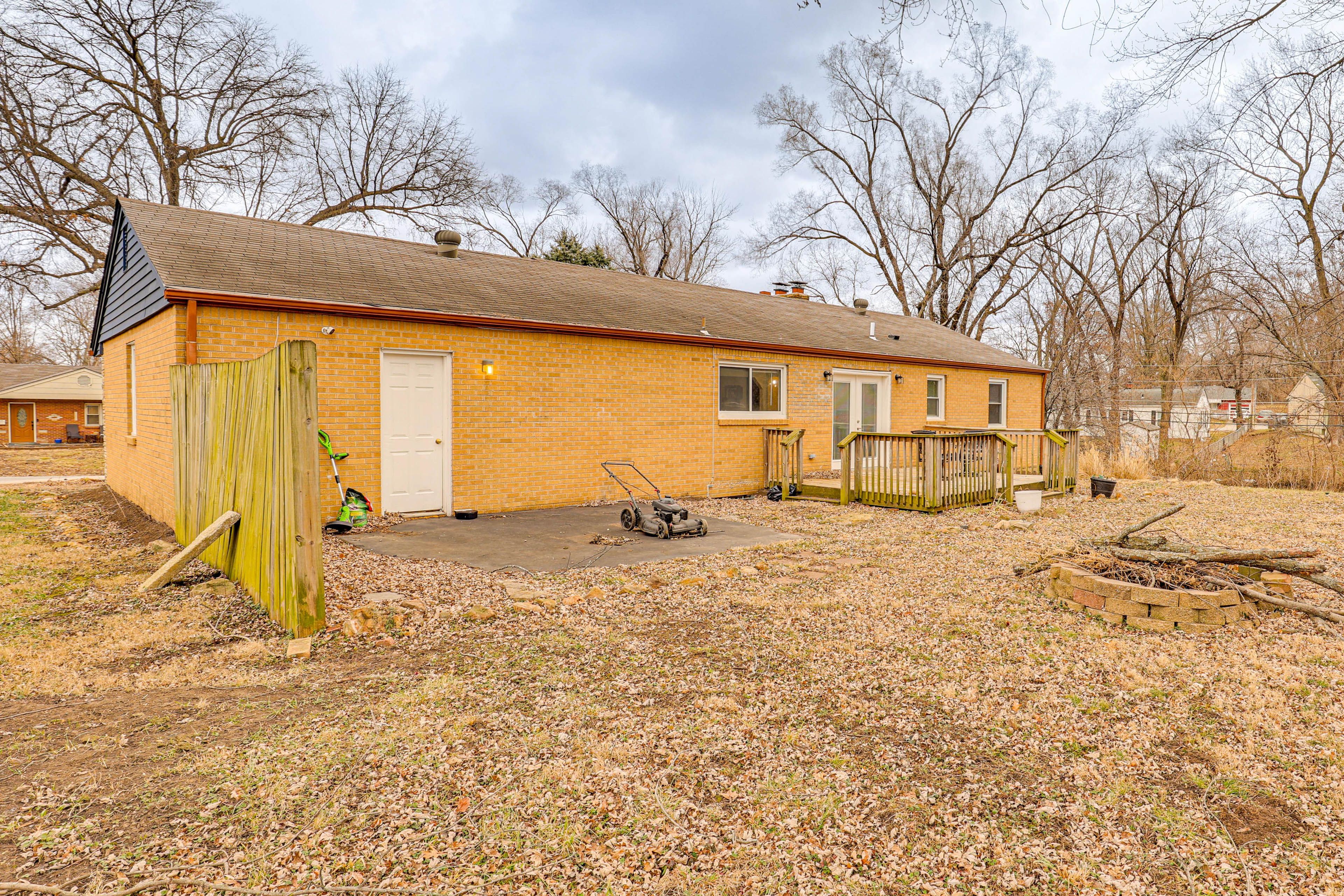 House Exterior | Deck w/ Dining Area | Wood-Burning Fire Pit | Private Backyard