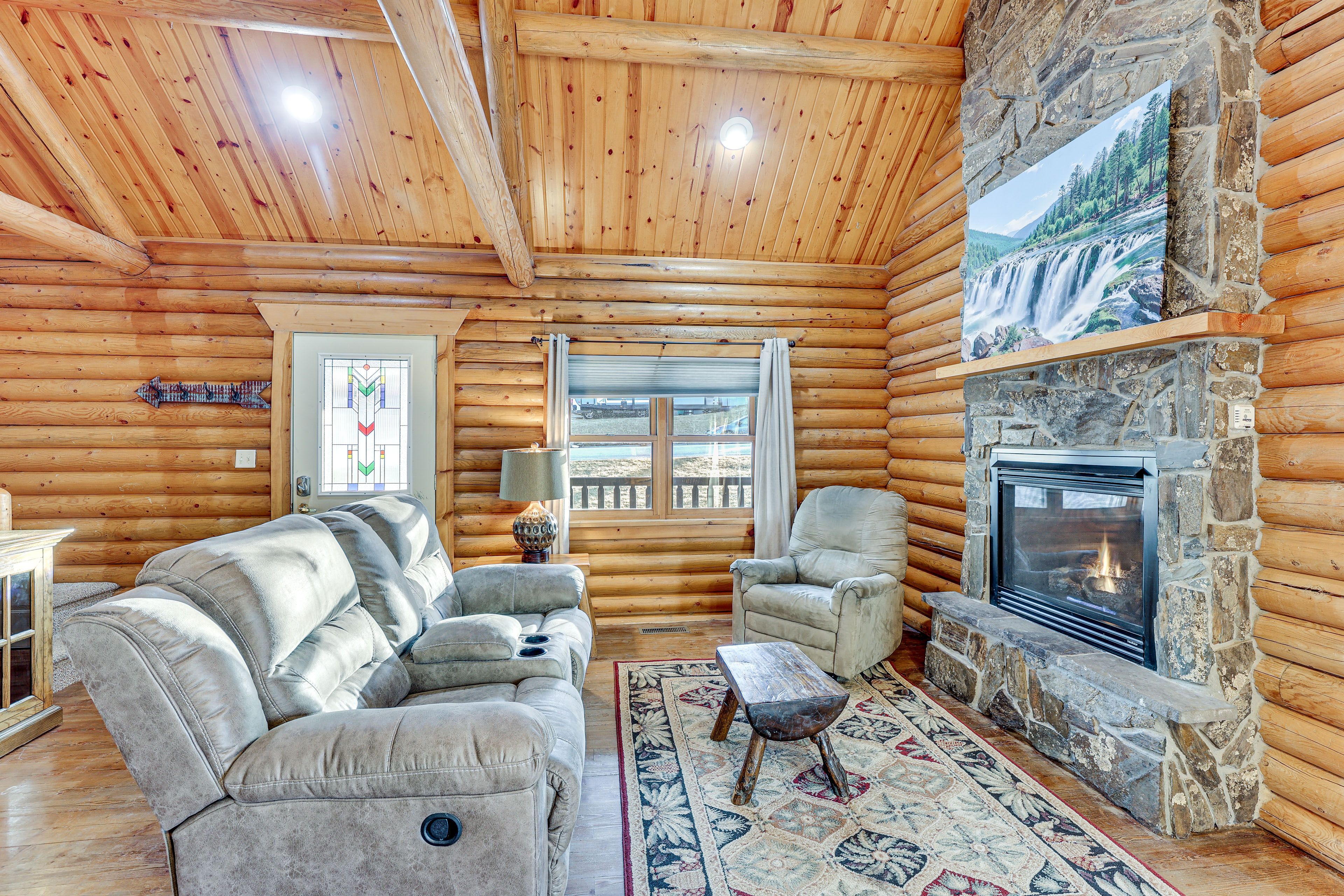 Living Room | 2 Electric Fireplaces | 1st Floor