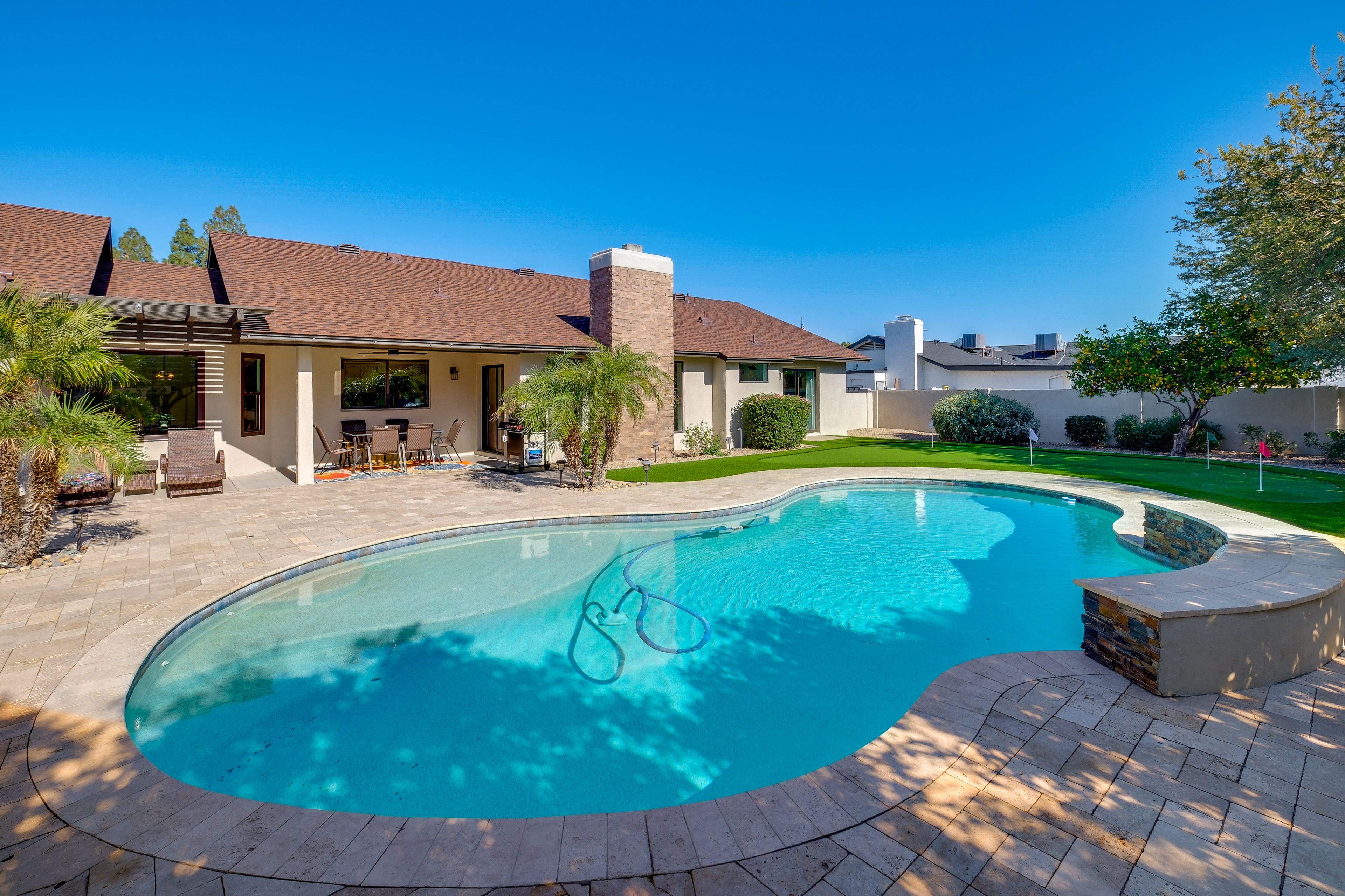 Tempe Vacation Rental | 4BR | 3BA | 2,400 Sq Ft | 1 Step to Access