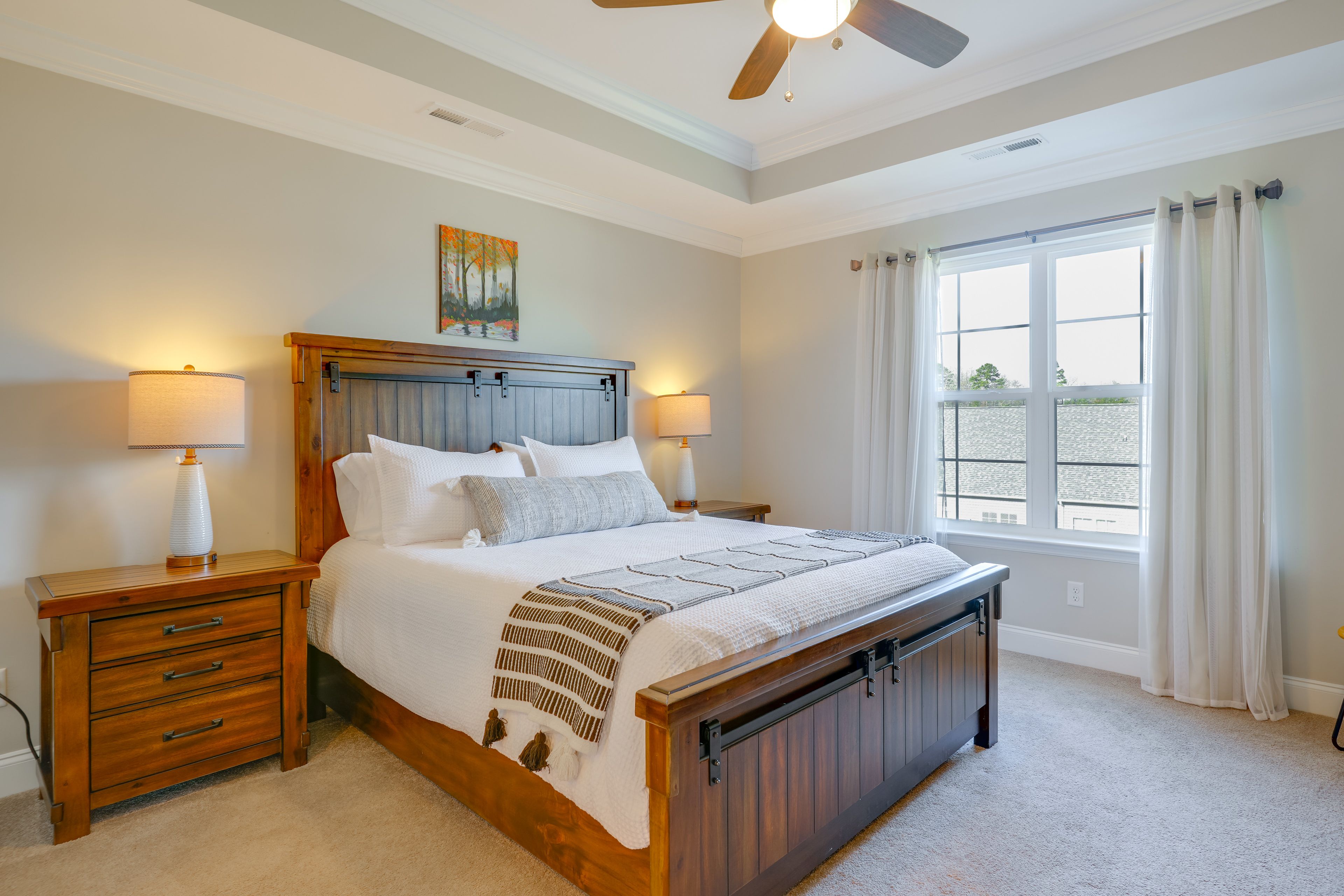 Bedroom 1 | 2nd Floor | Queen Bed | Smart TV | Linens Provided
