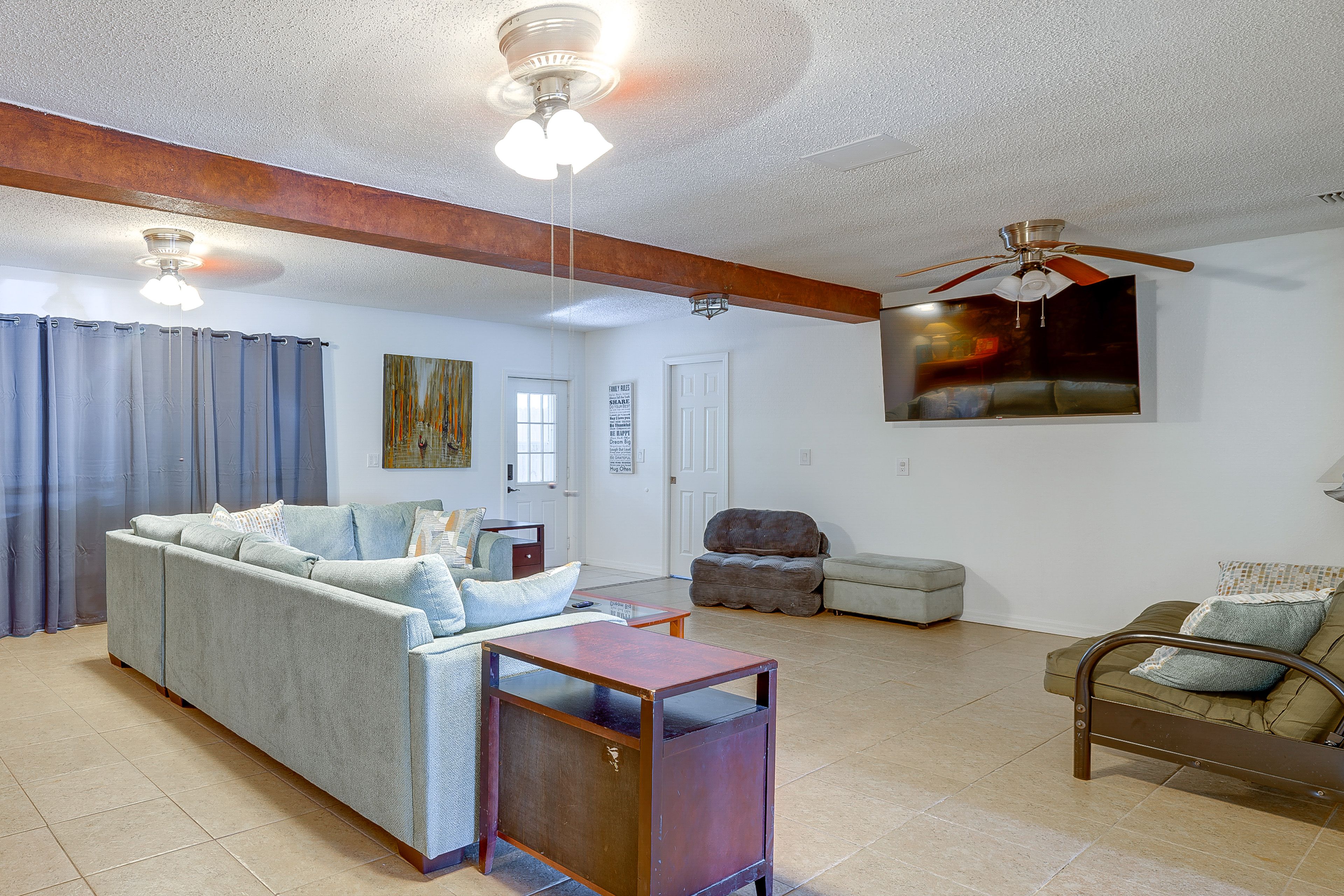 Rear Living Room | Full Futon | Twin Sleeper Chair