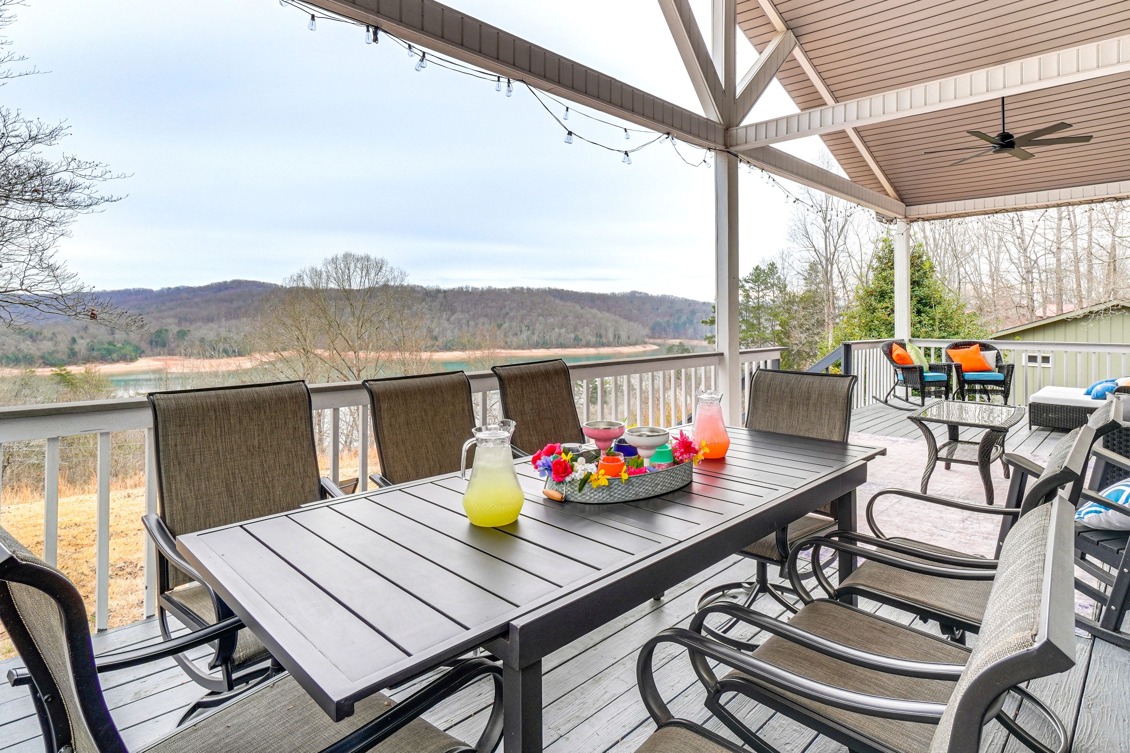 Furnished Deck | Lake Views | Screened-In Porch