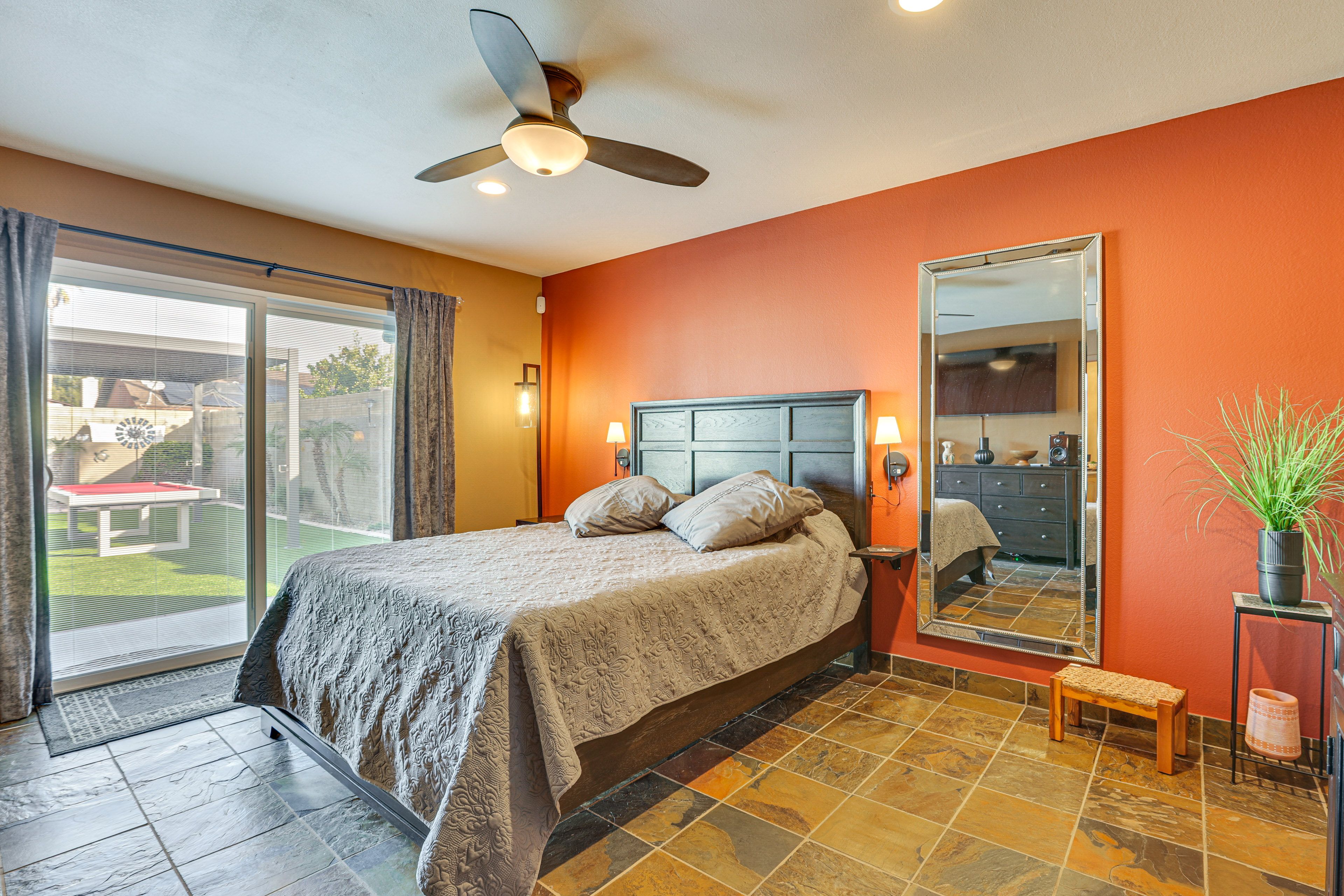 Bedroom 1 | Queen Bed | Patio Access