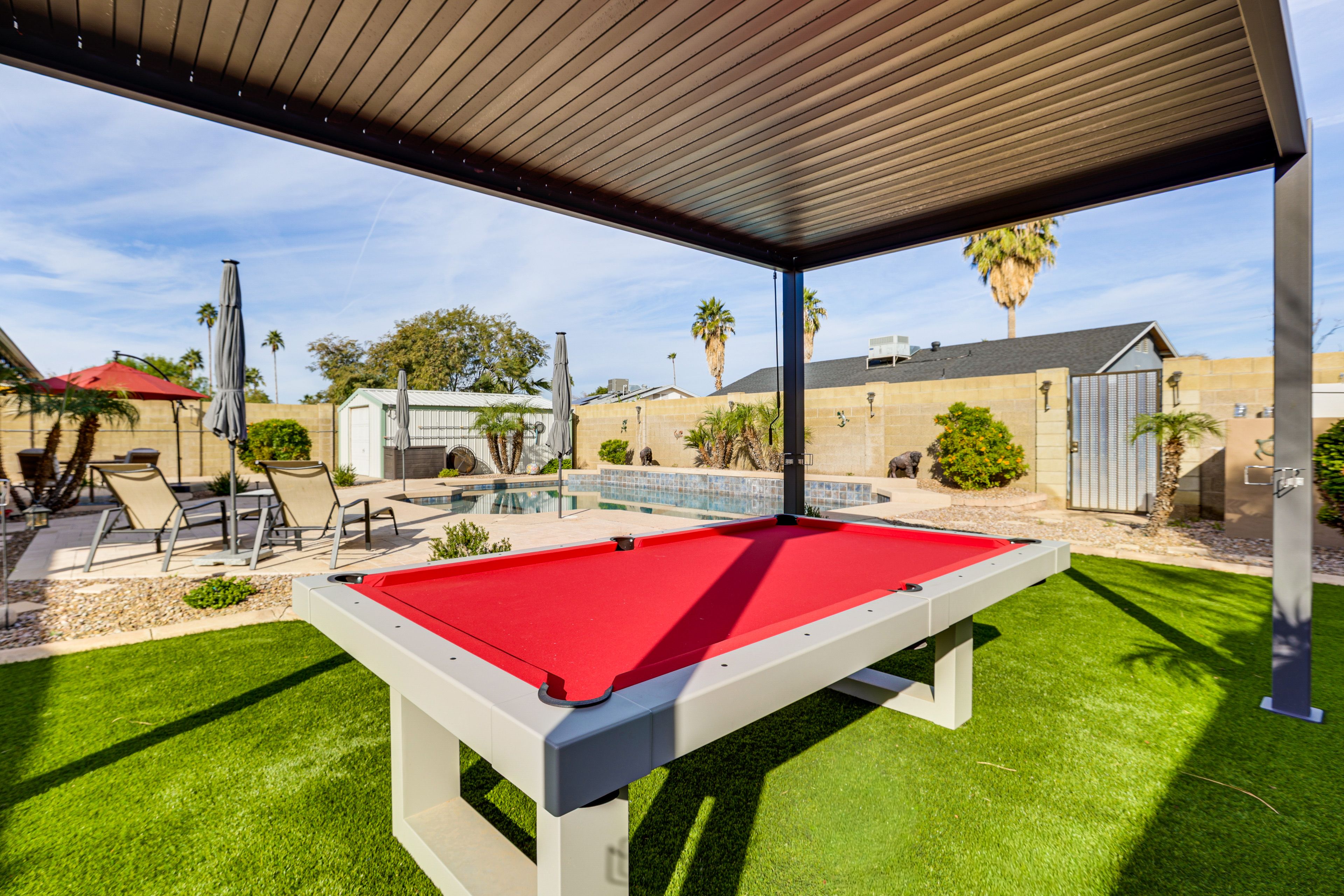 Gazebo | Pool Table | Fenced Yard