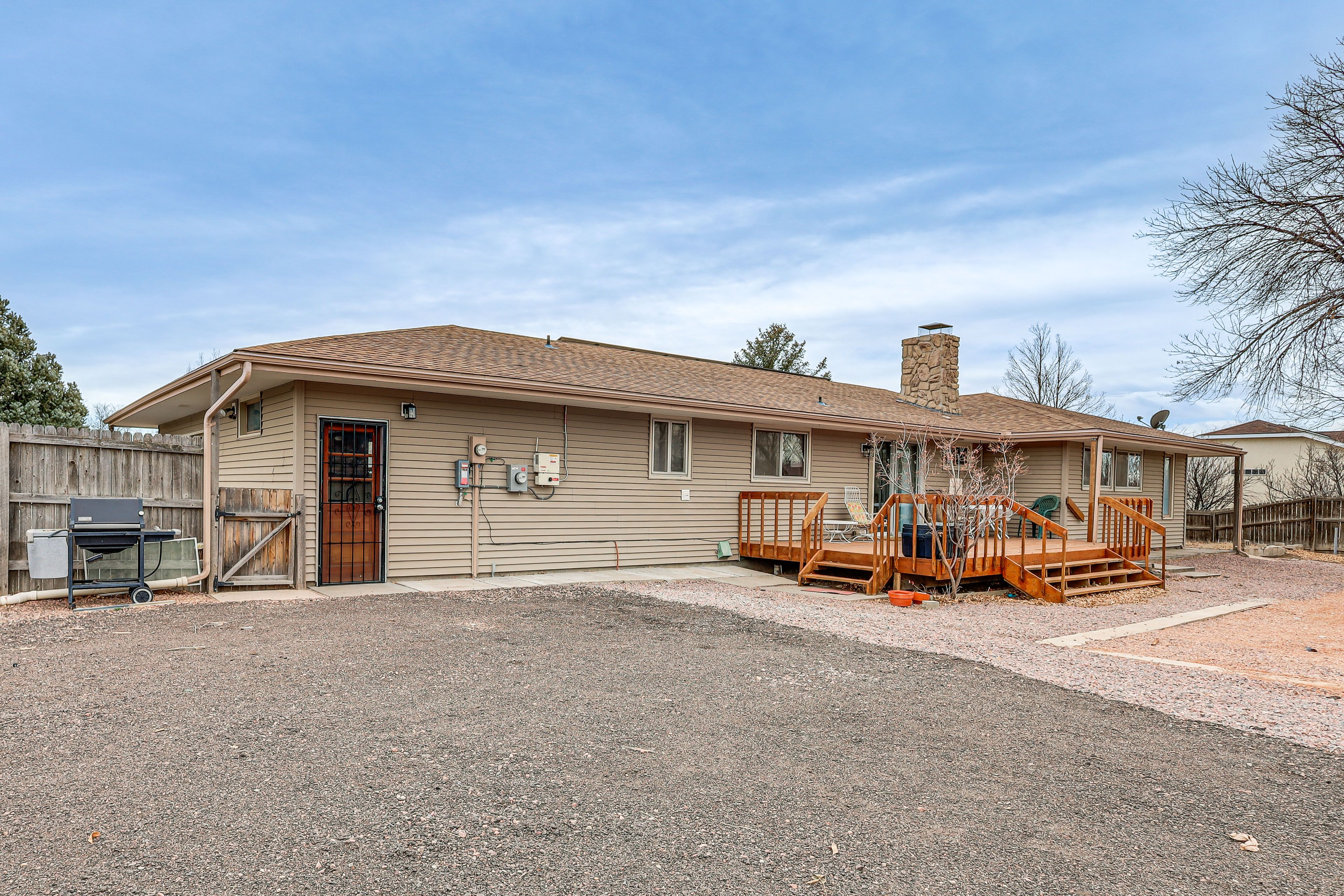 Fully Fenced Backyard | Gas Grill