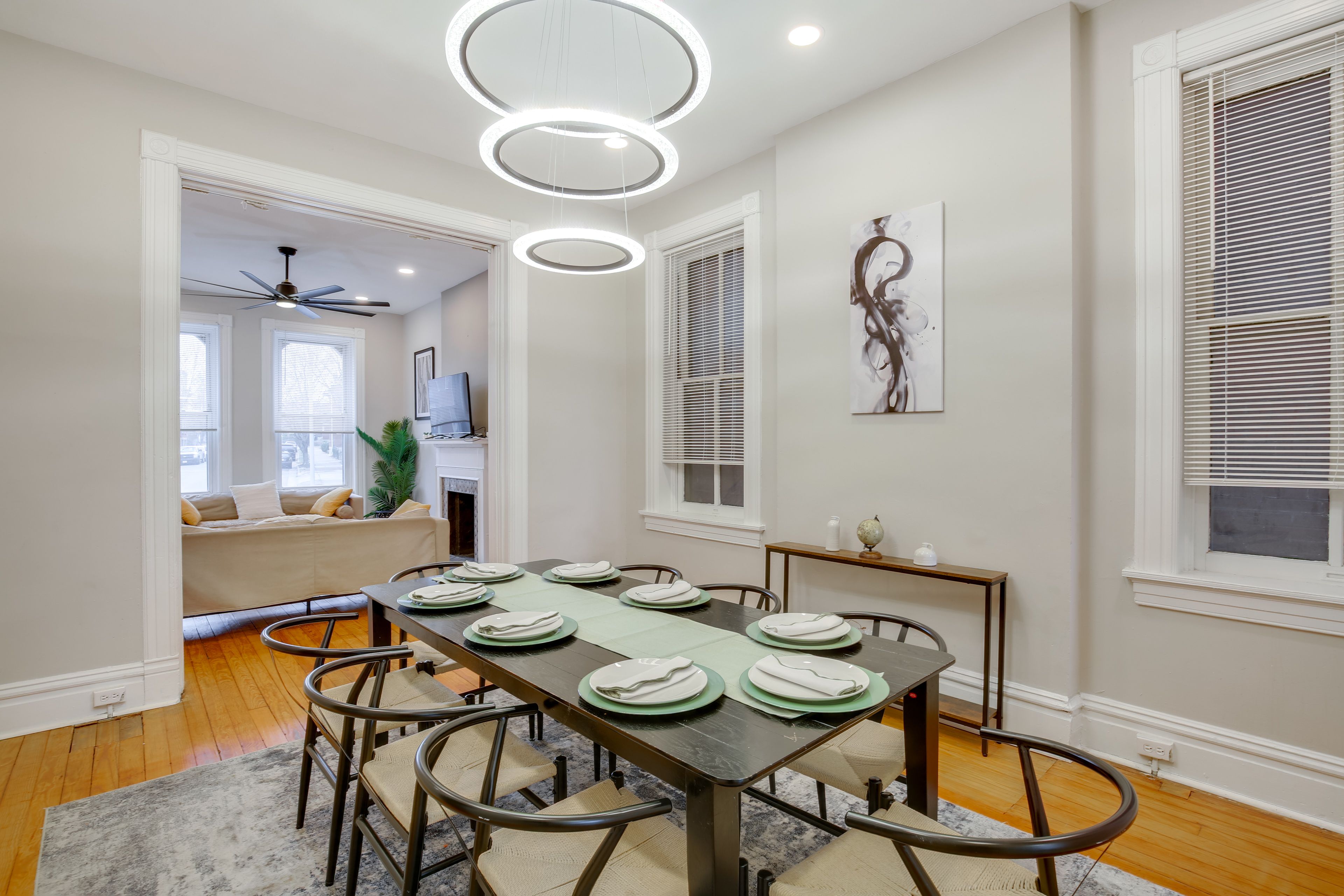 Dining Area | Dishware & Flatware | 1st Floor