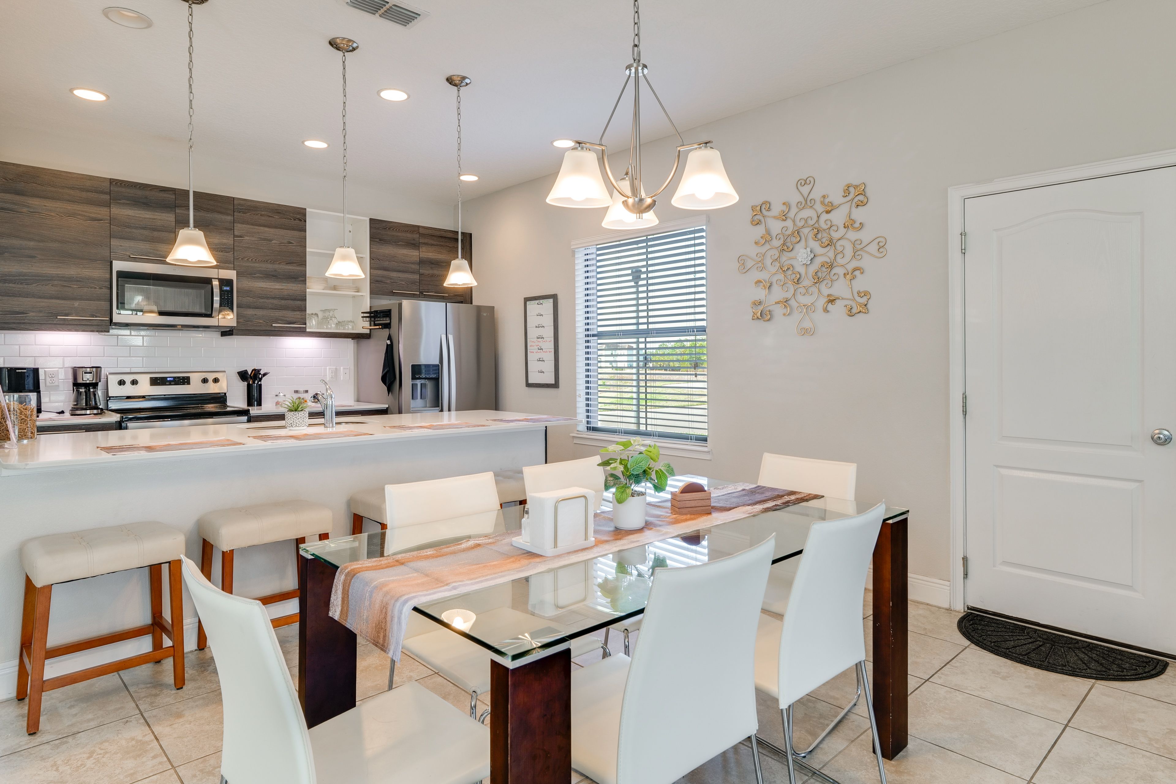 Dining Area | Dishware & Flatware Provided | 1st Floor