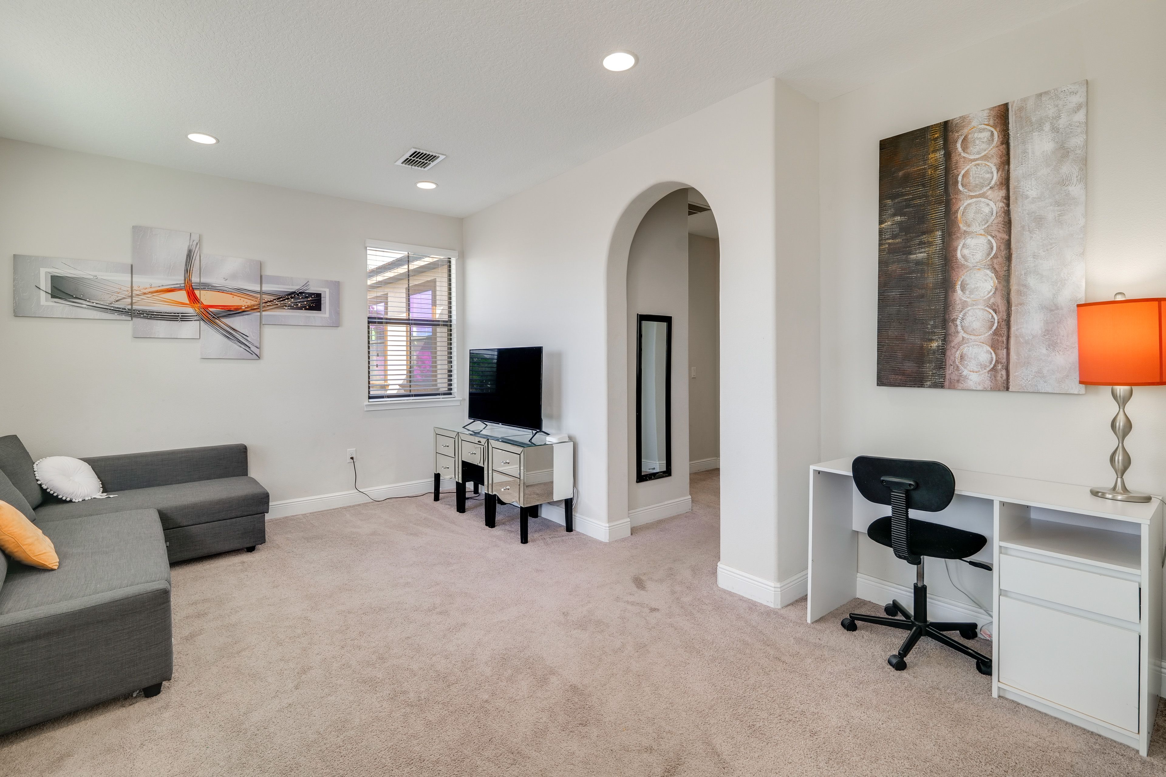 Loft | Full Sleeper Sofa | Desk Workspace | 2nd Floor