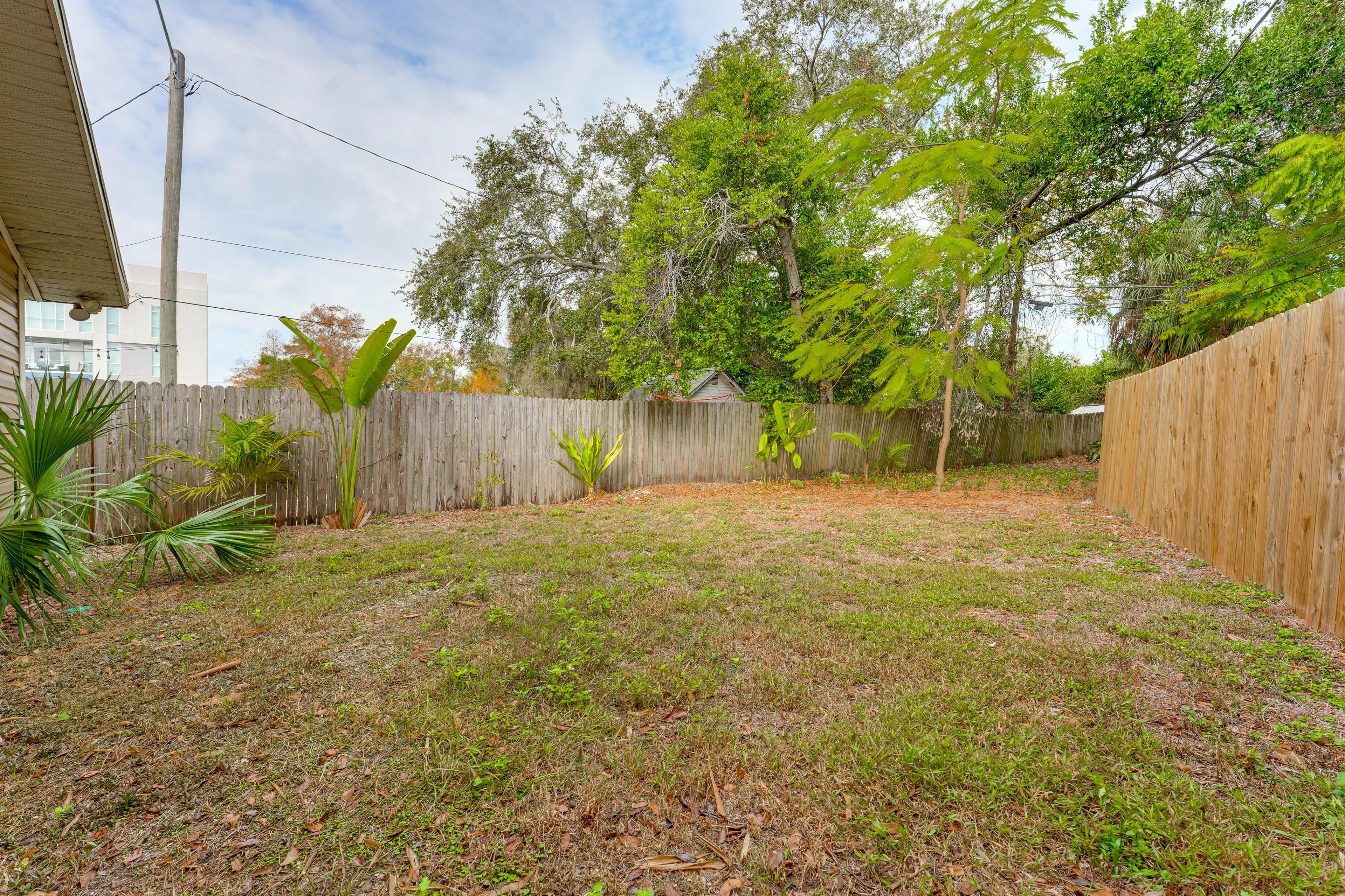 Fenced Backyard