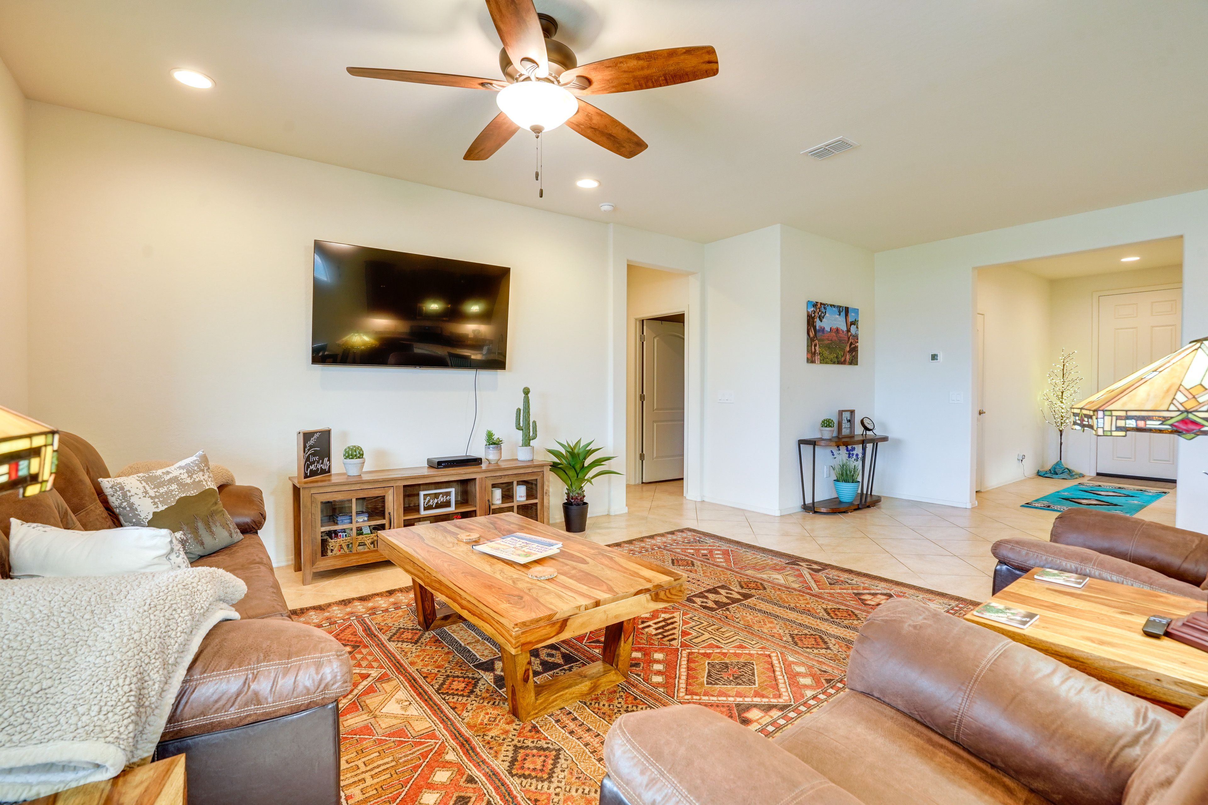 Living Room | Smart TV | Single-Story Home