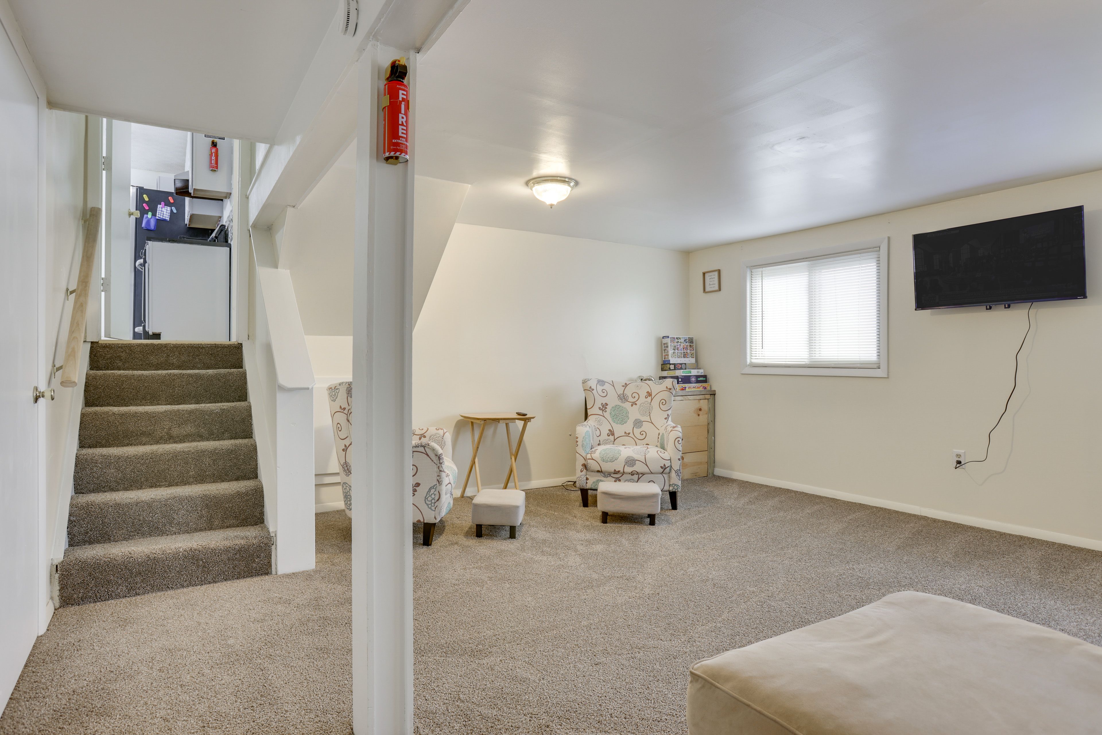 Lower Living Area | TV | Lower Level