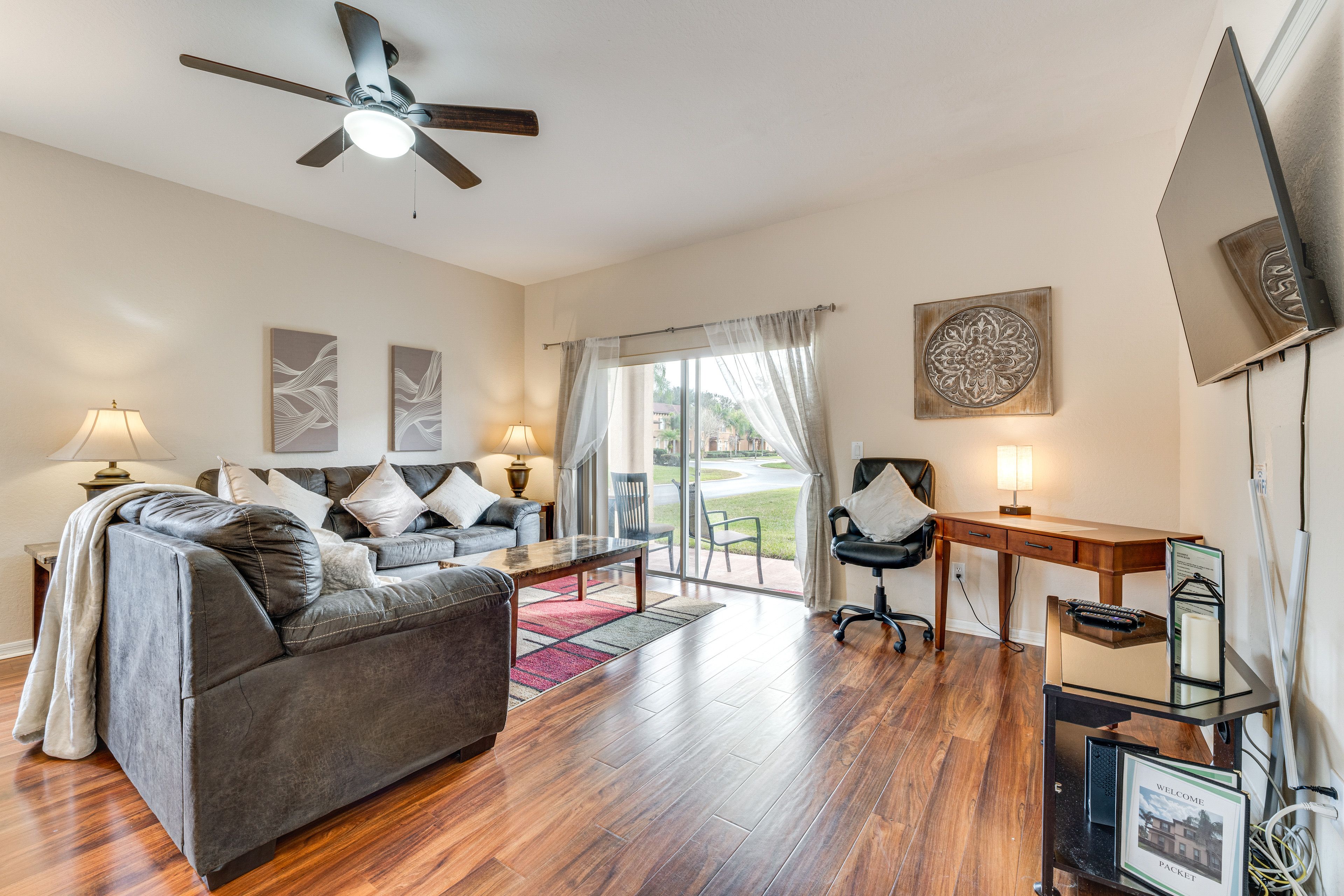 Living Room | Free WiFi | Central A/C & Heat | 1st Floor