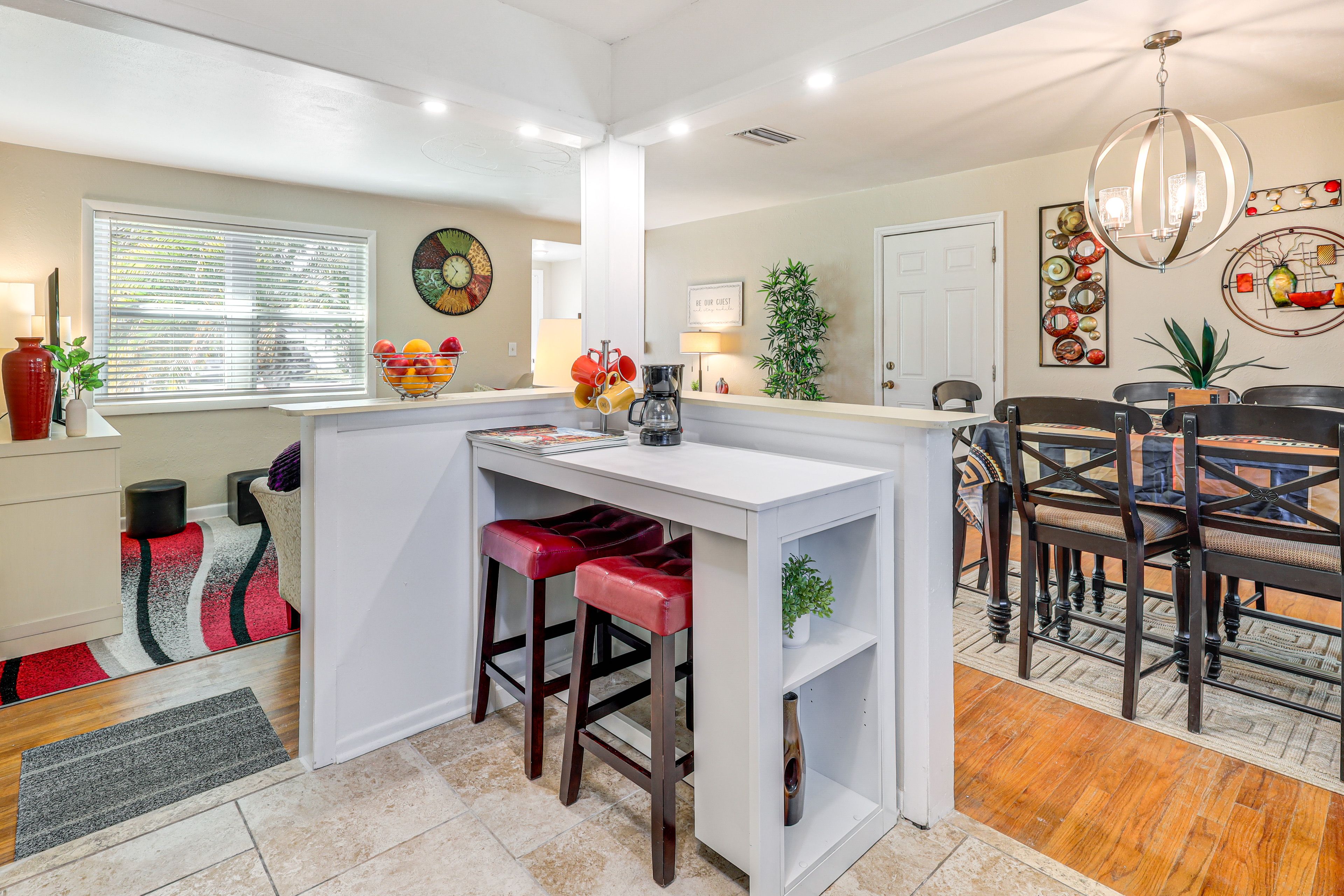 Property Interior | Single-Story Home | Free WiFi | Central A/C & Heating