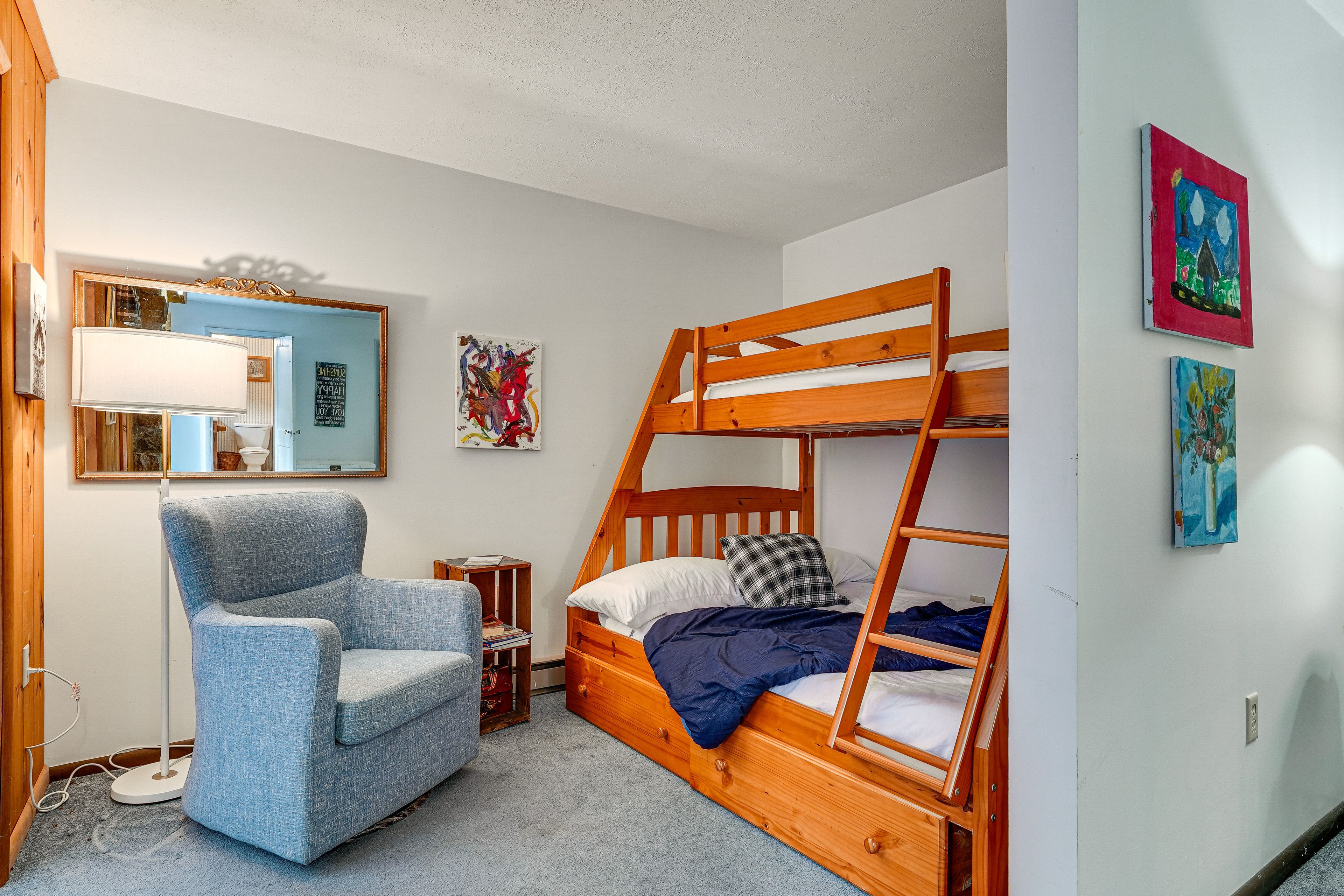 Bedroom 2 | Twin/Full Bunk Bed | Twin Daybed | 2nd Floor