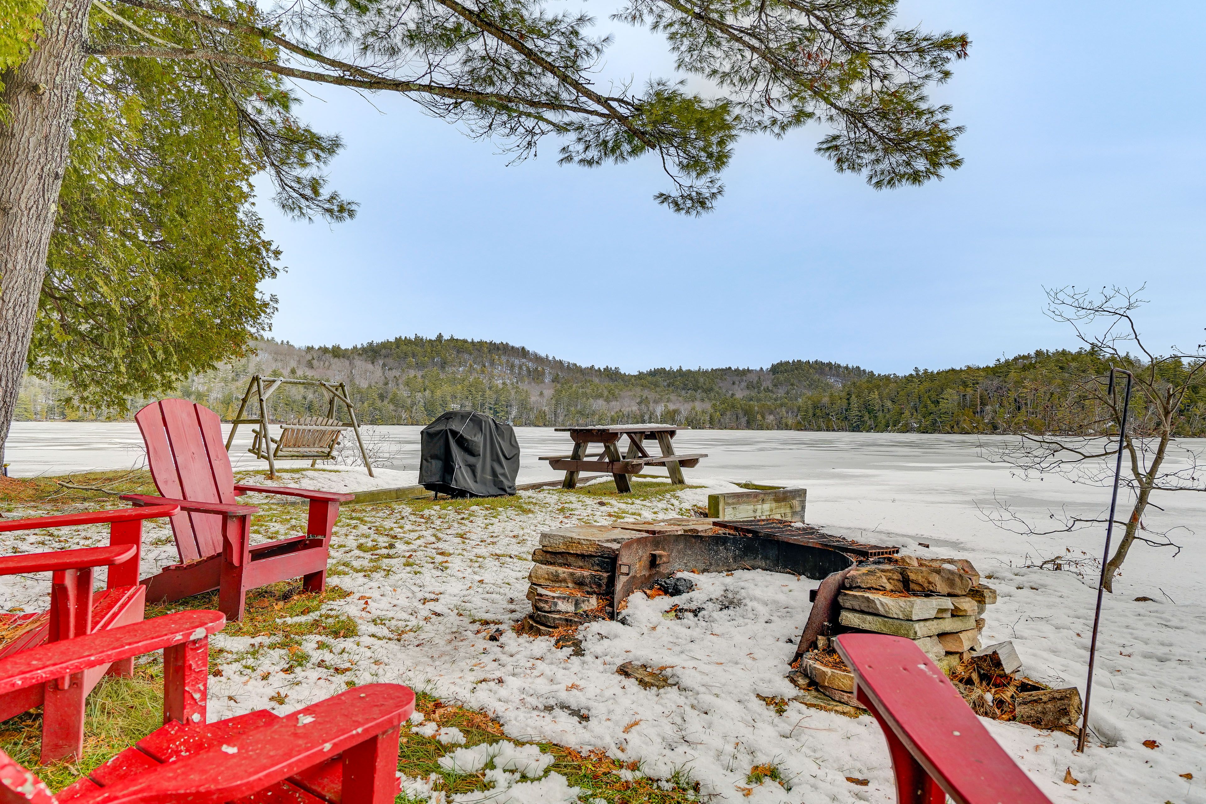 Backyard | Fire Pit | Grill | Picnic Table | Seating