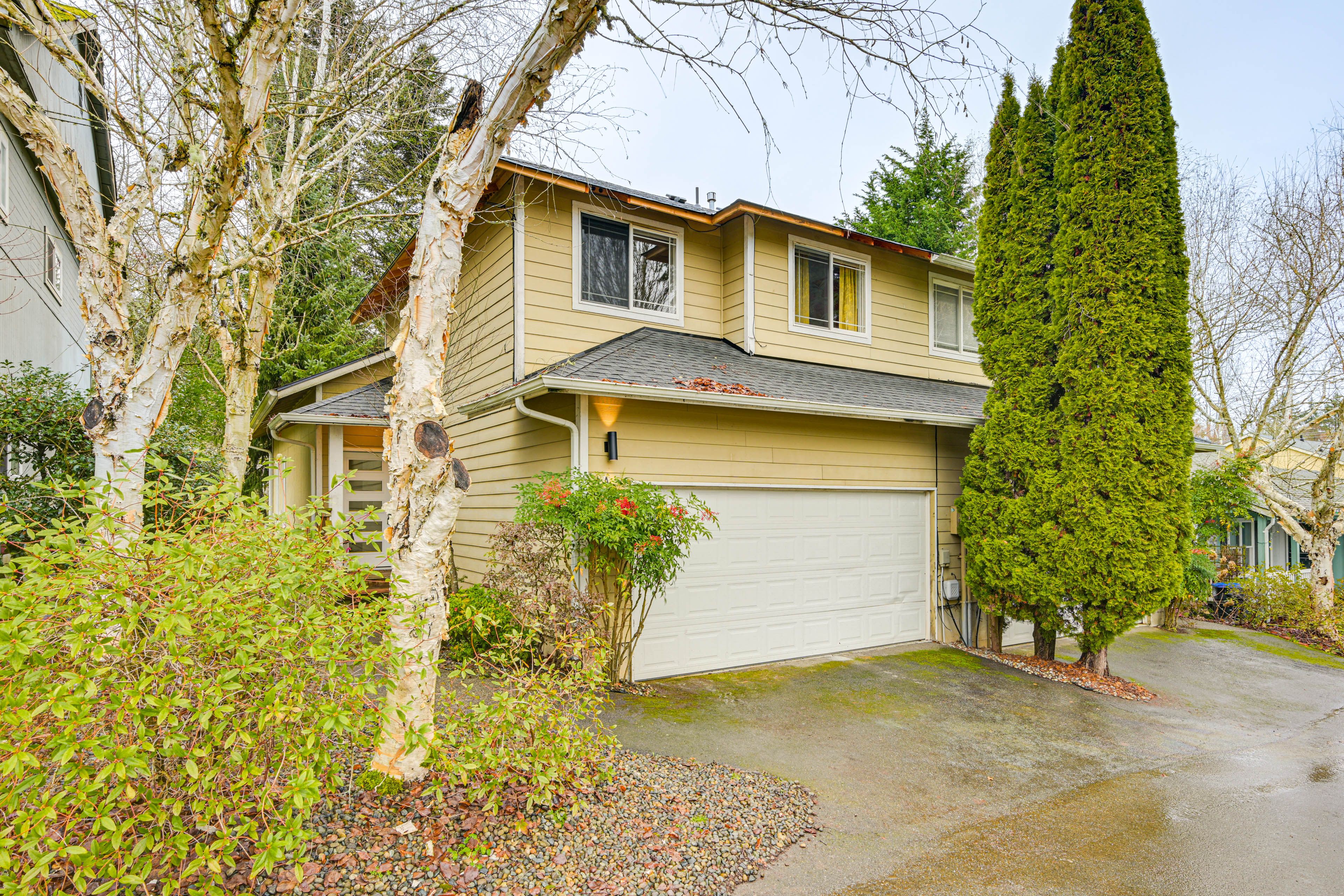 Property Exterior | 2-Story Duplex Townhome