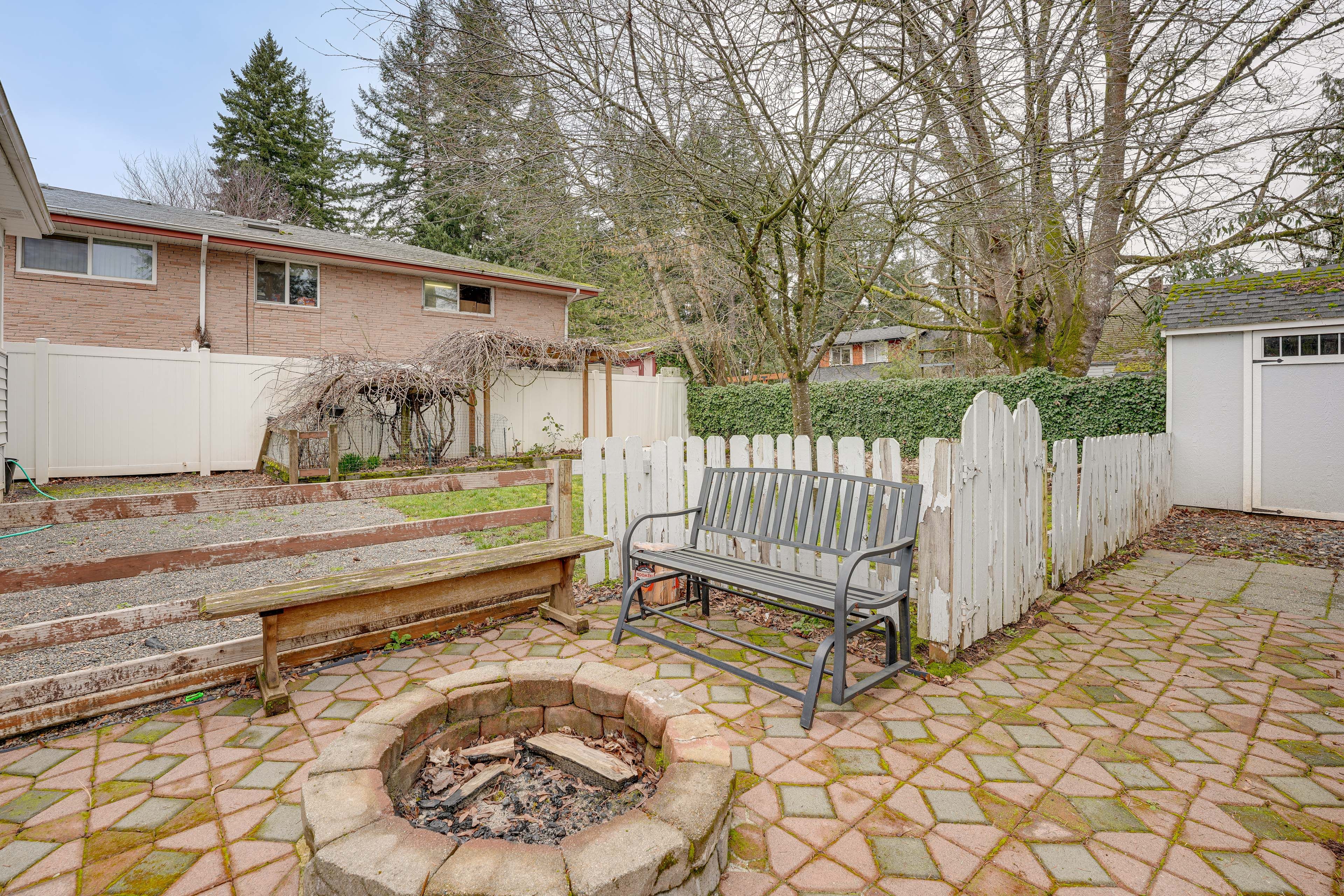 Patio | Fire Pit | Fenced Backyard