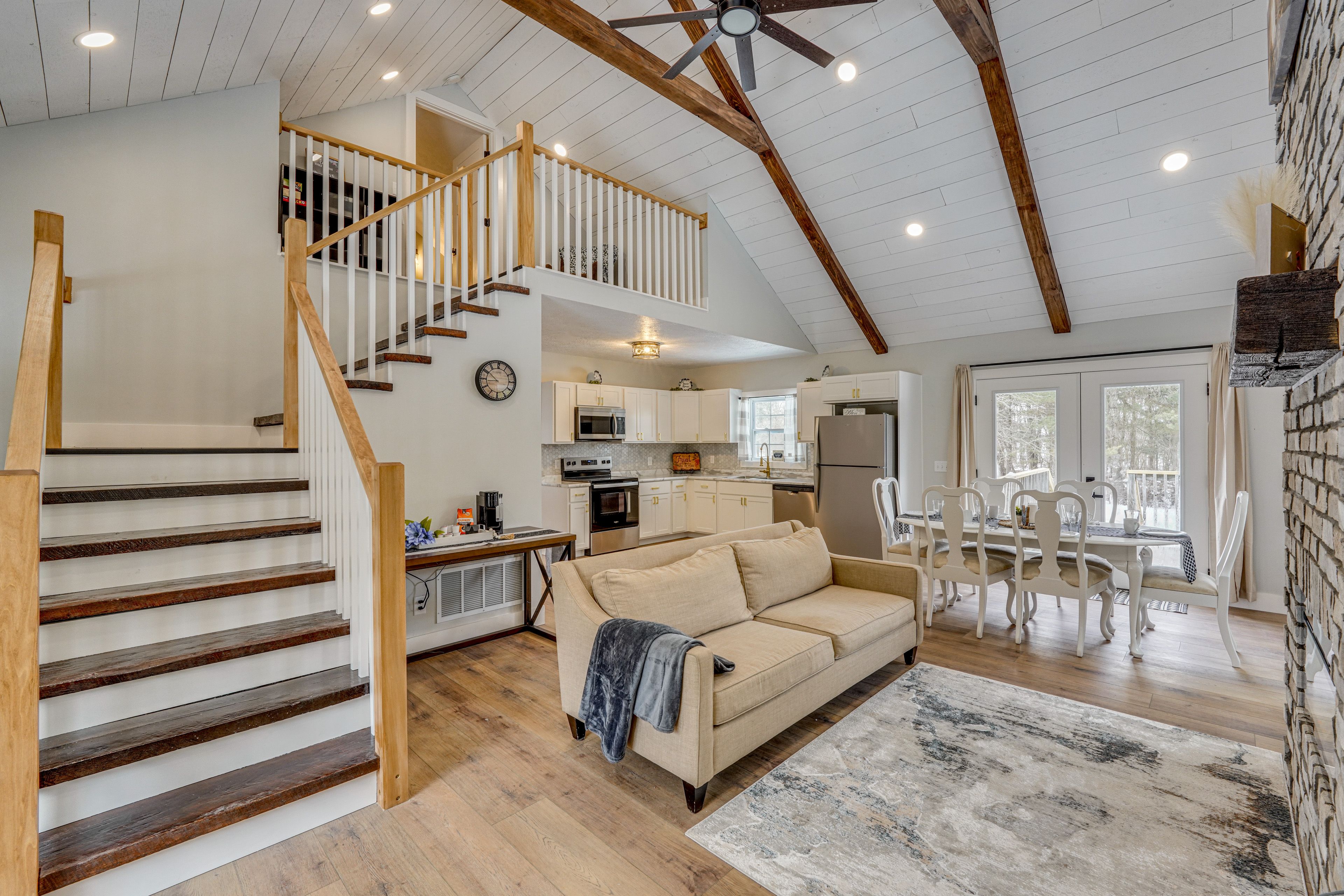 Willard Vacation Rental | 3BR | 1BA | 1,000 Sq Ft | Stairs to Access