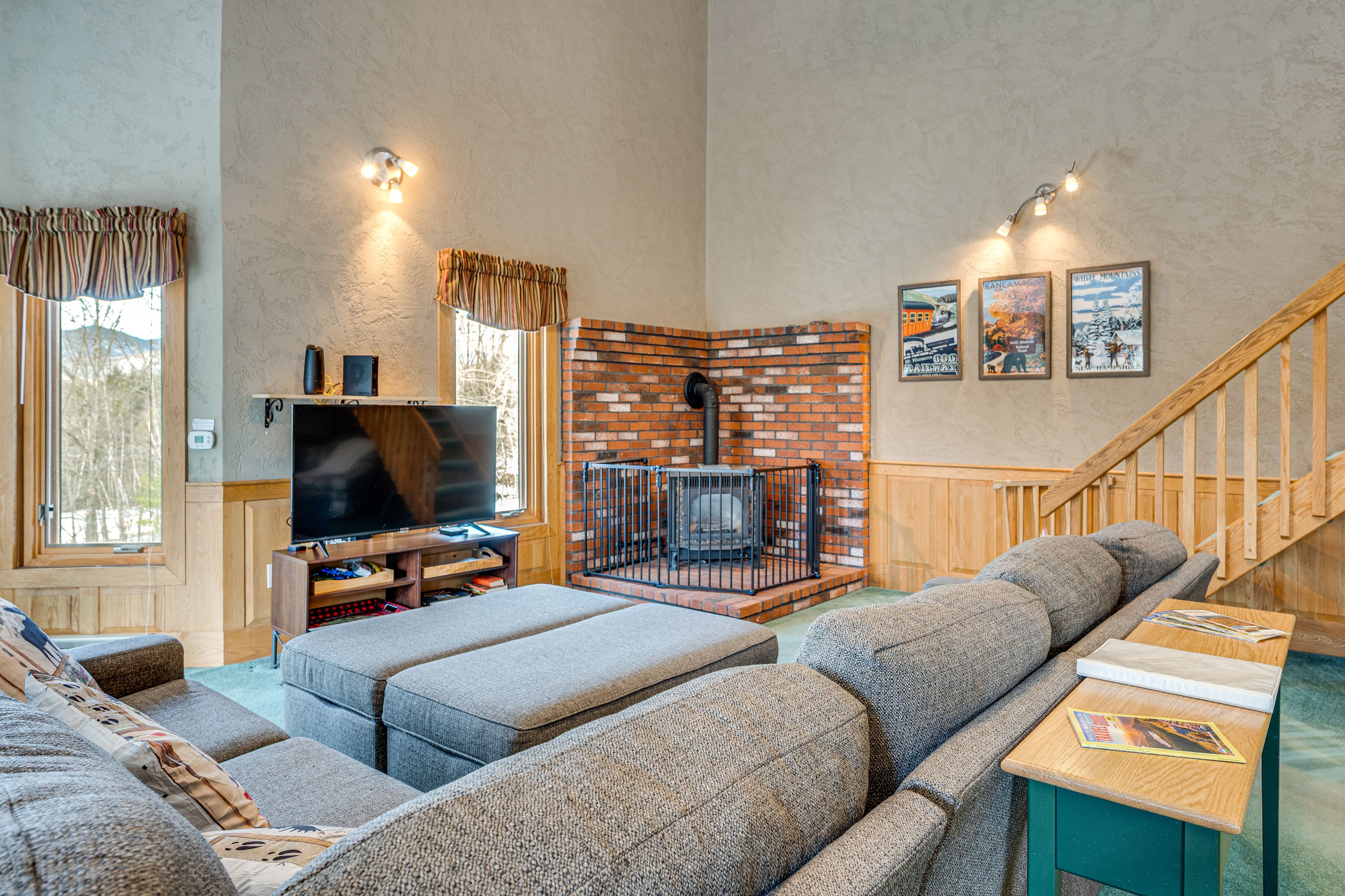 Interior | Open Floor Plan | Free WiFi | Central Heating & A/C