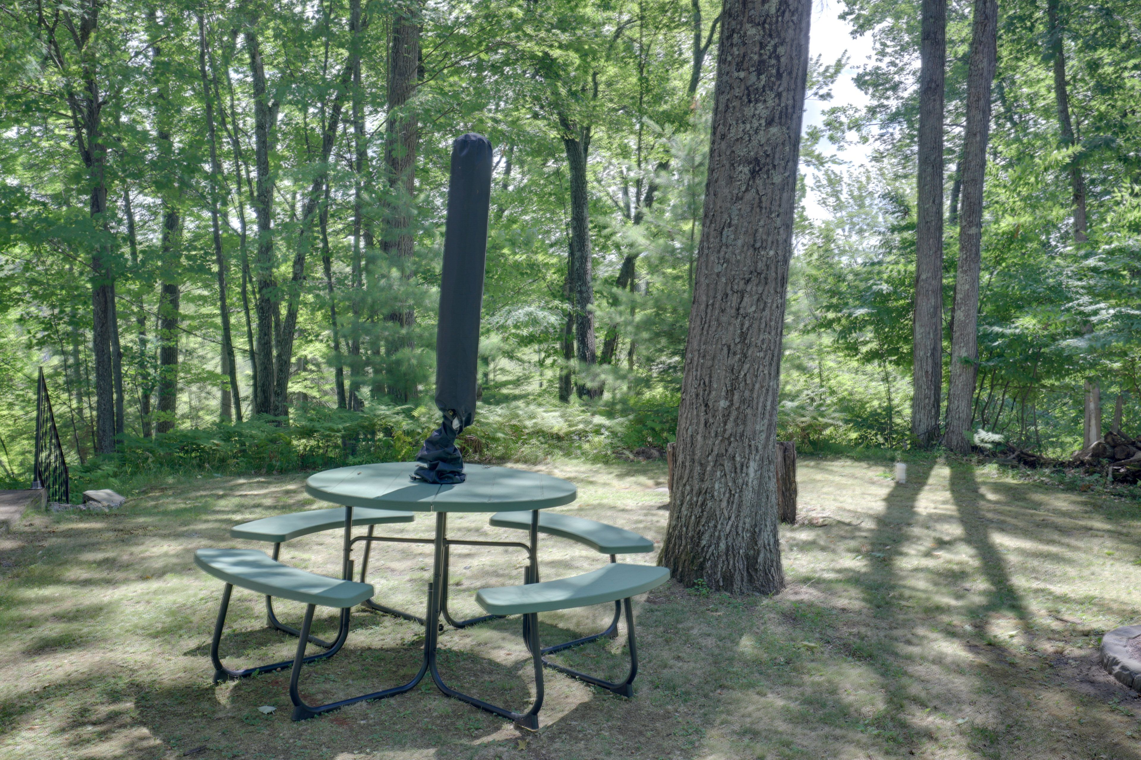 Yard w/ Fire Pit | Private, Furnished Balcony