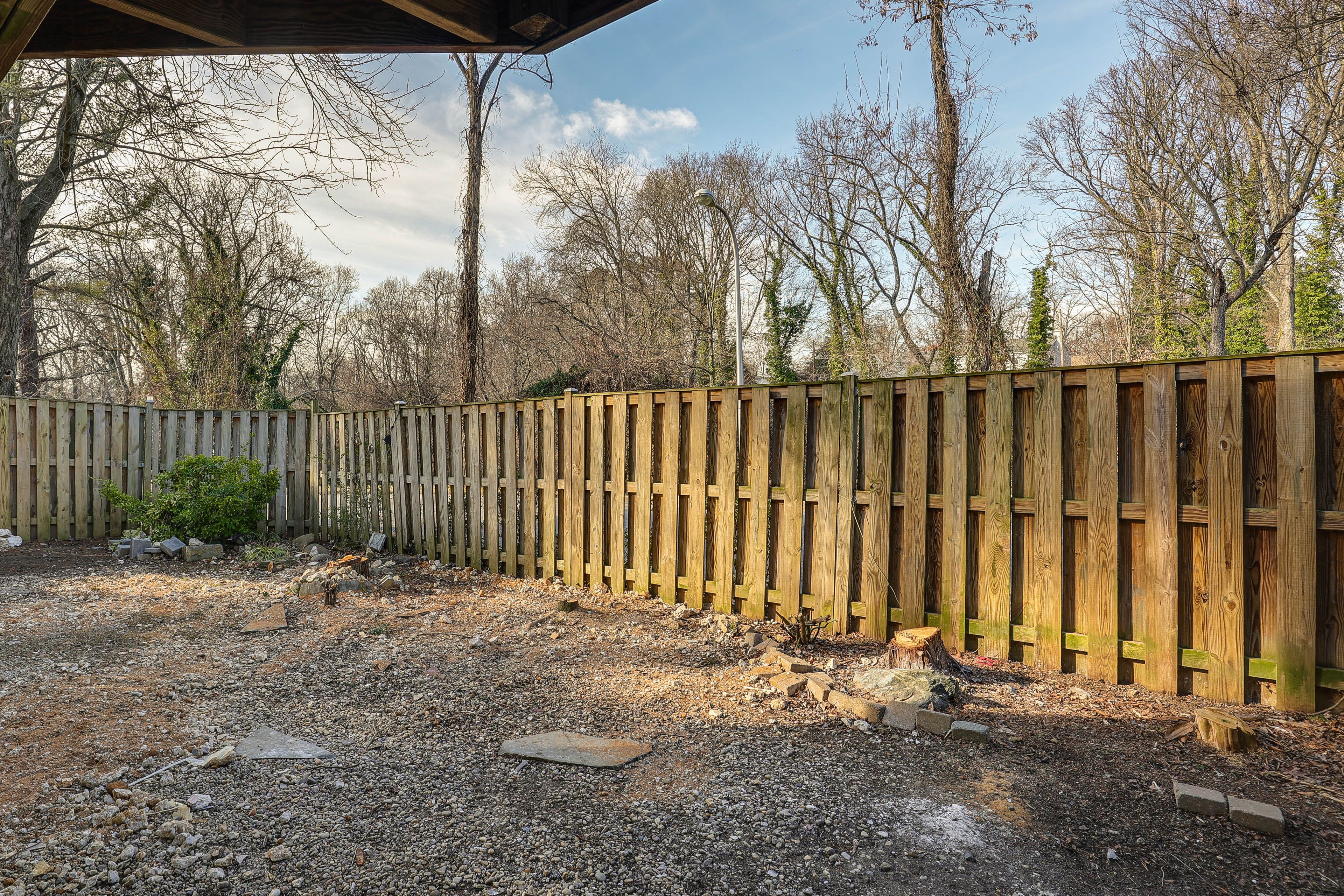Fenced Backyard