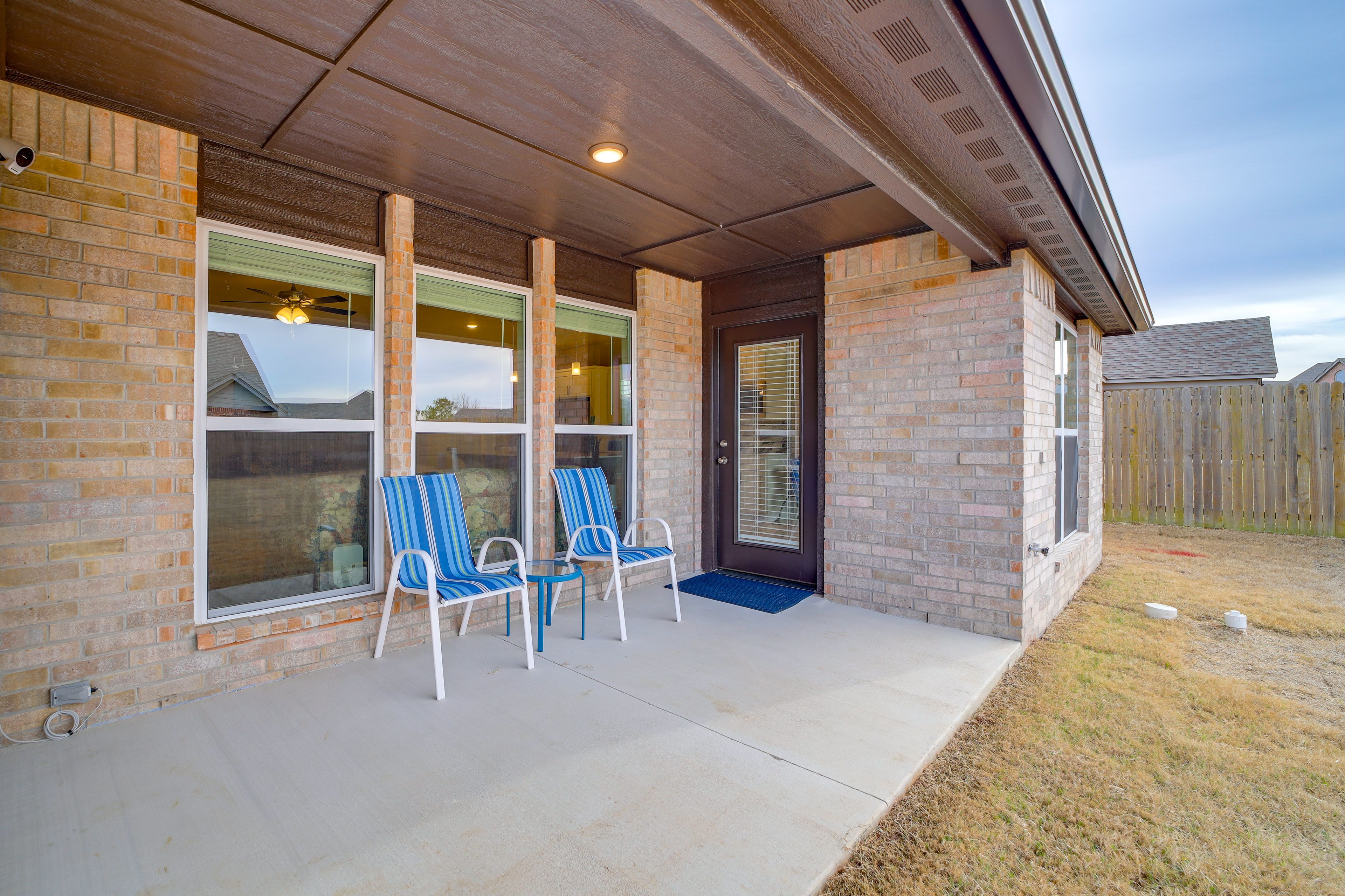 Patio w/ Seating | Fenced-In Yard