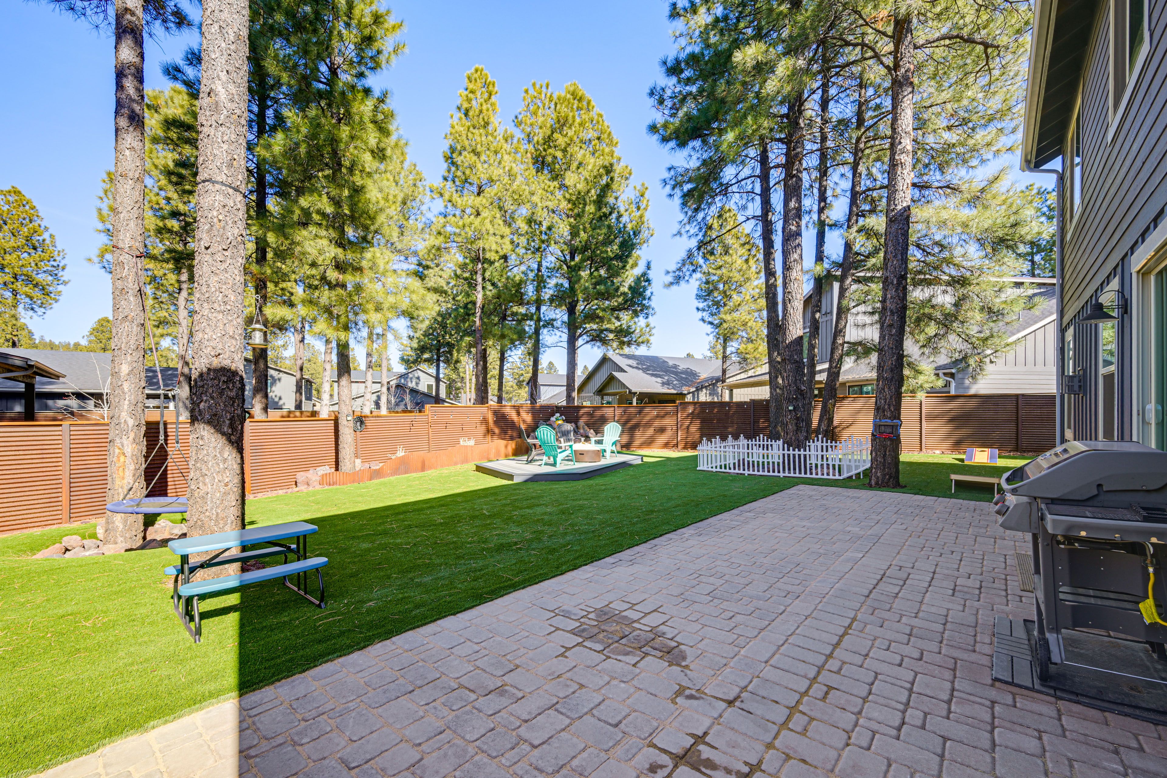 Private Backyard Area