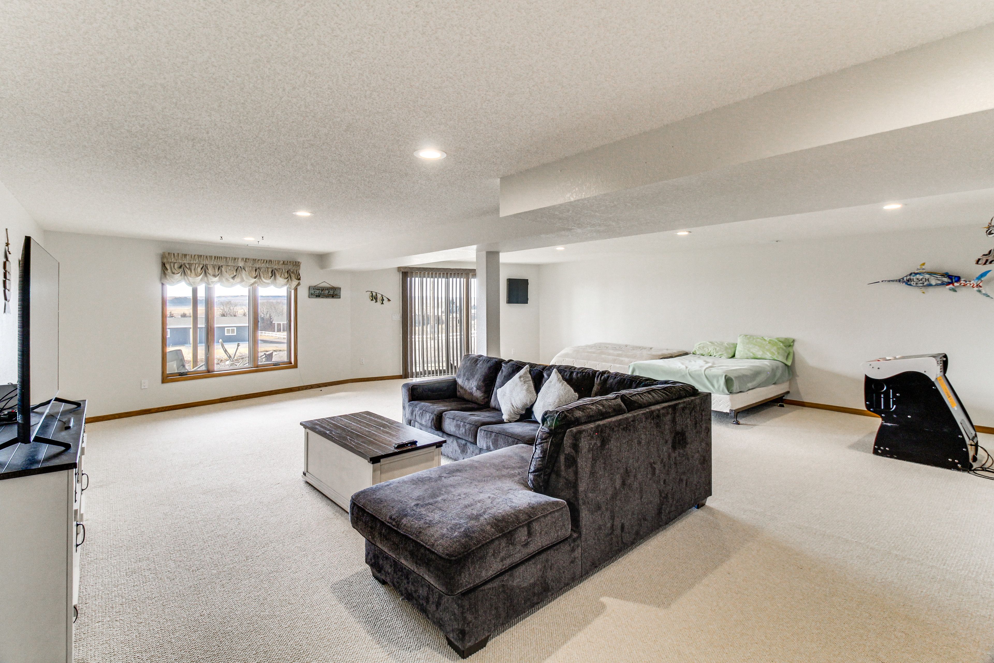 Basement | Lower Floor | Full Bed | Queen Sleeper Sofa