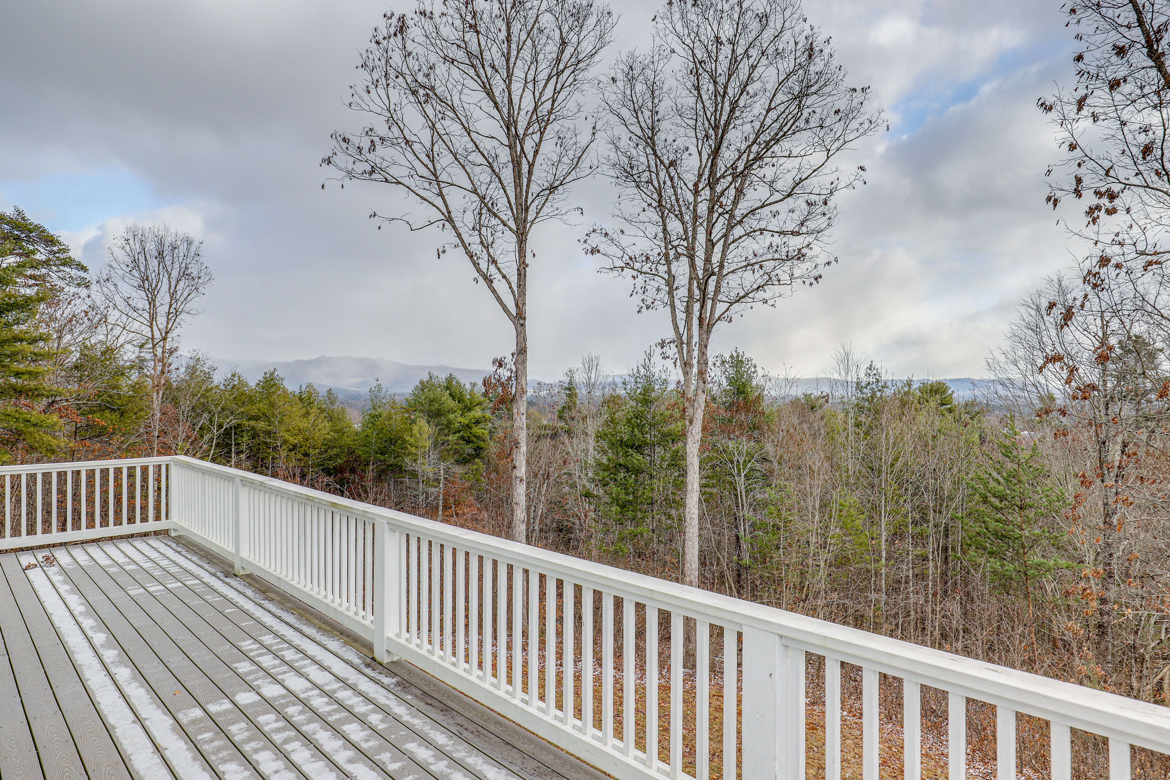 House Exterior | Spacious Deck | Mountain Views
