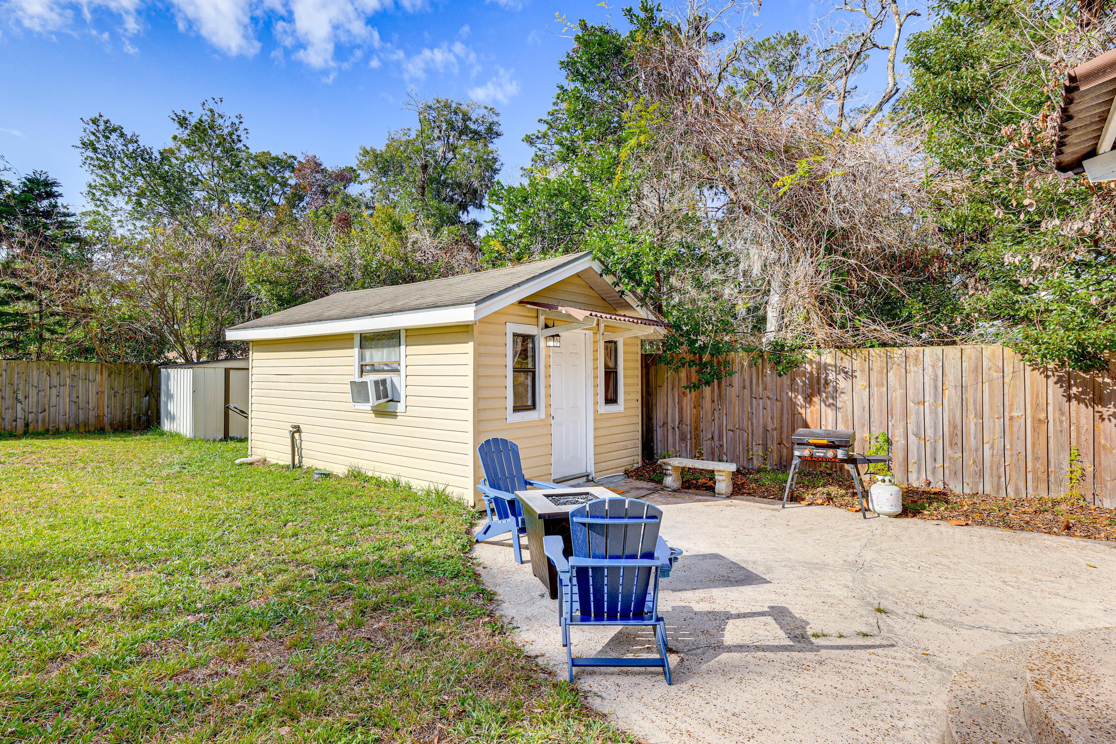 Jacksonville Vacation Rental | Studio | 1BA | 185 Sq Ft | 1 Step to Enter