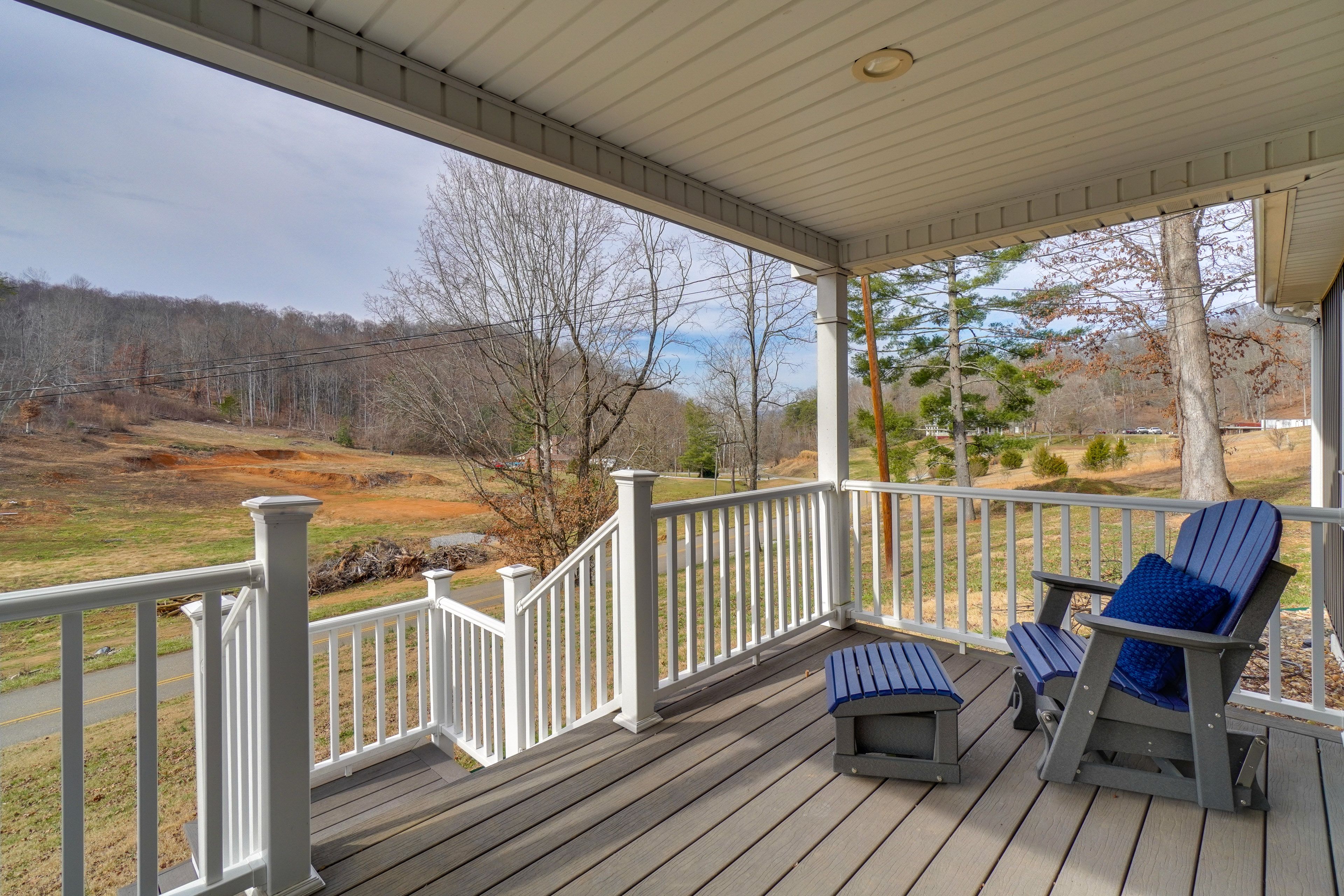 House Exterior | Covered Front Porch w/ Seating