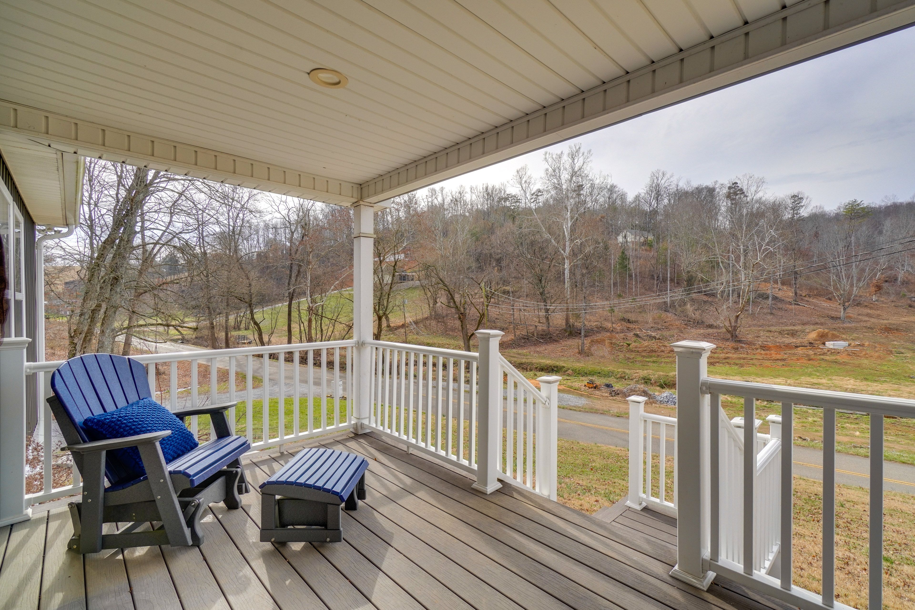 House Exterior | Covered Front Porch w/ Seating