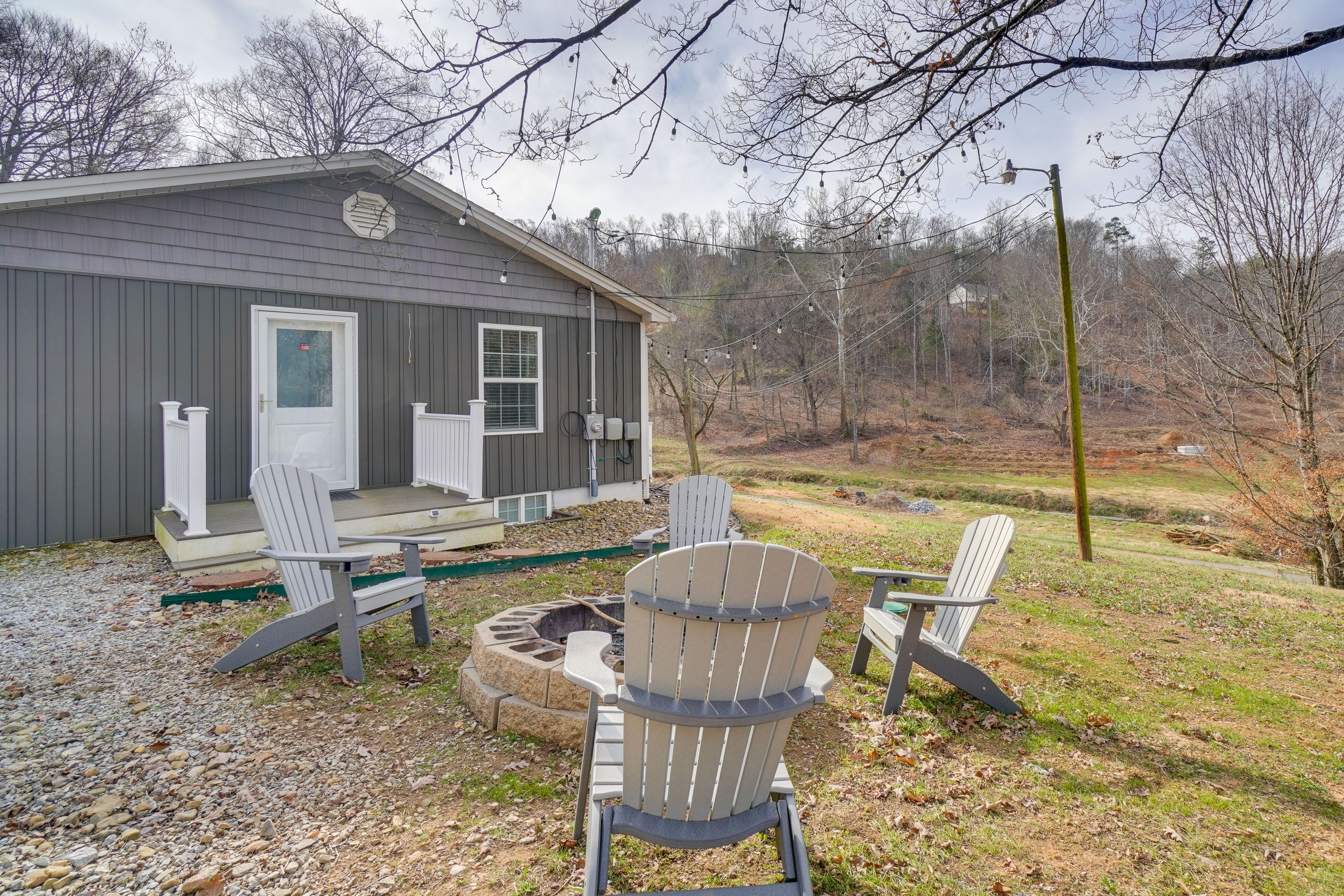 House Exterior | Private Yard | Wood-Burning Fire Pit