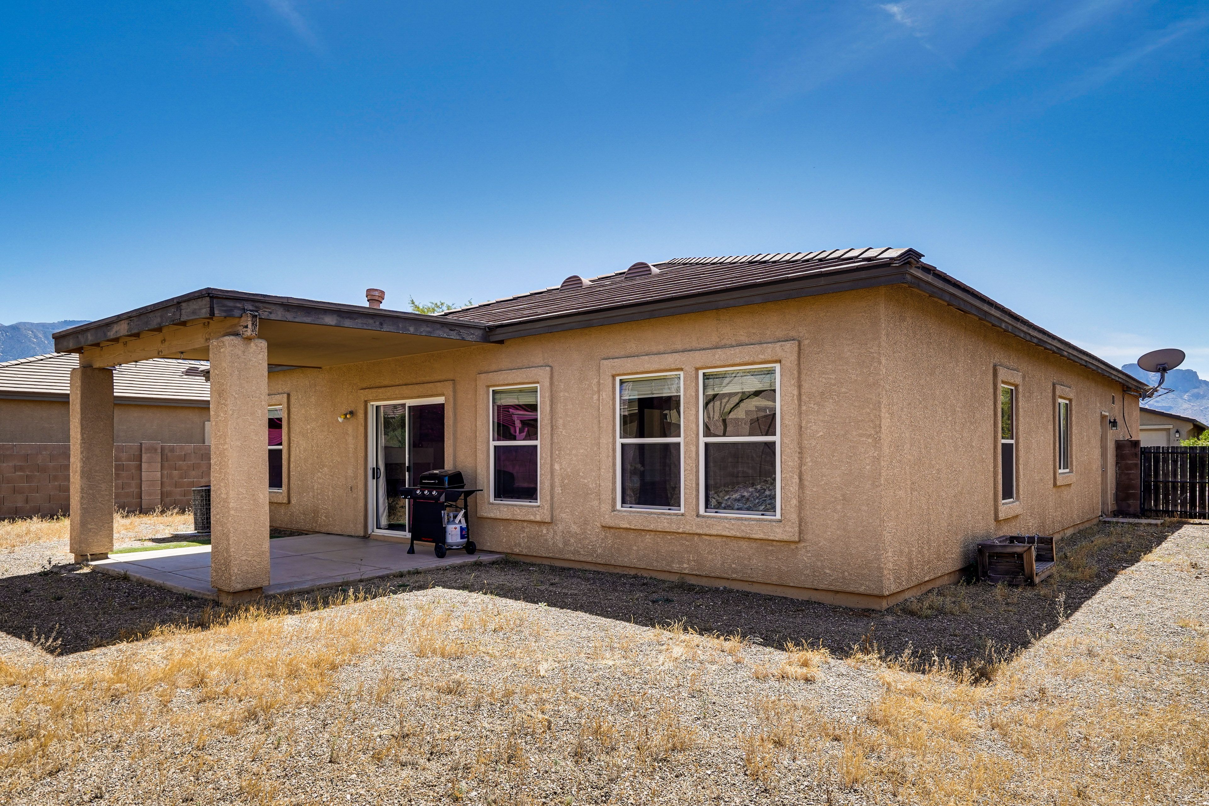 Private Backyard Area