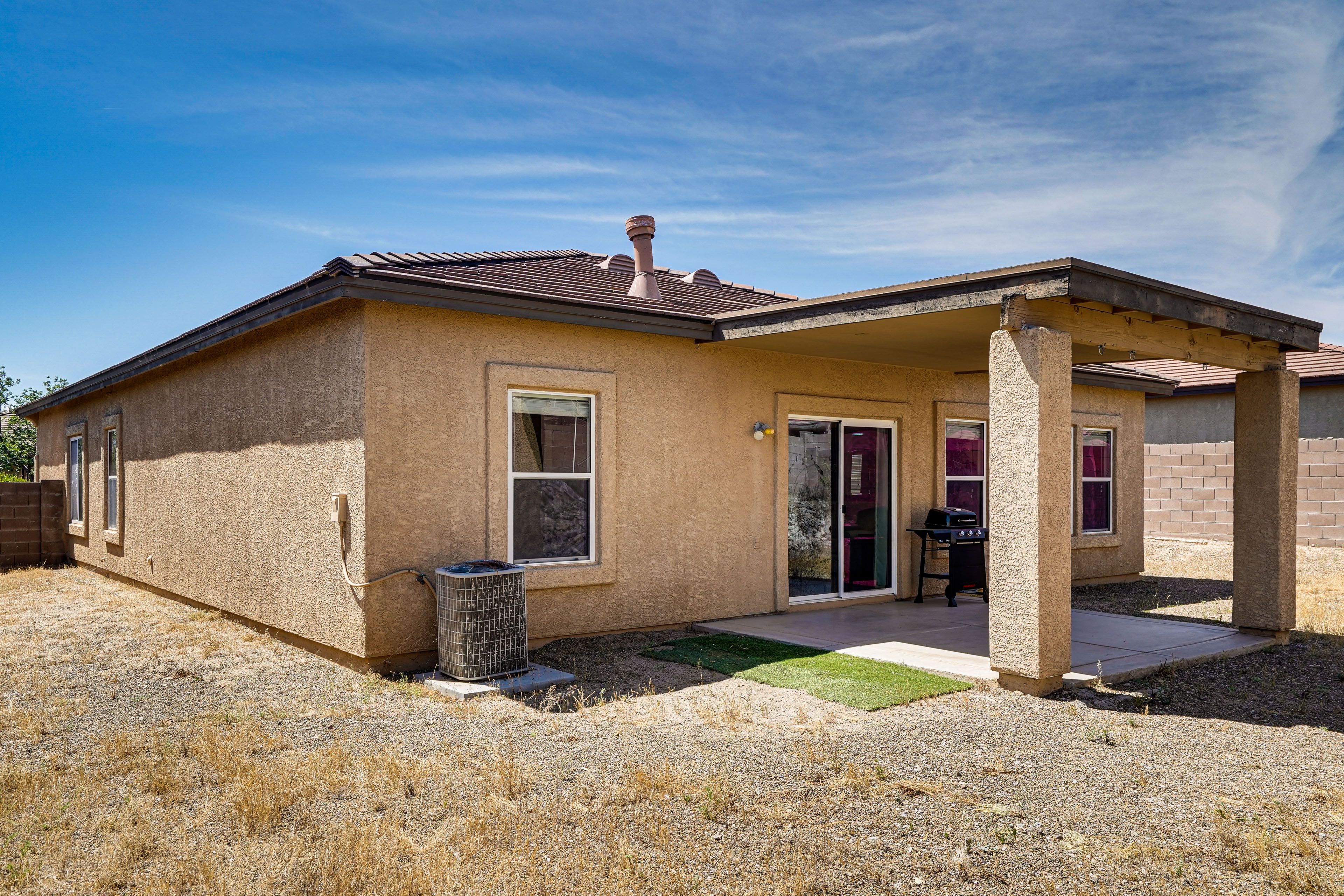 Private Backyard Area