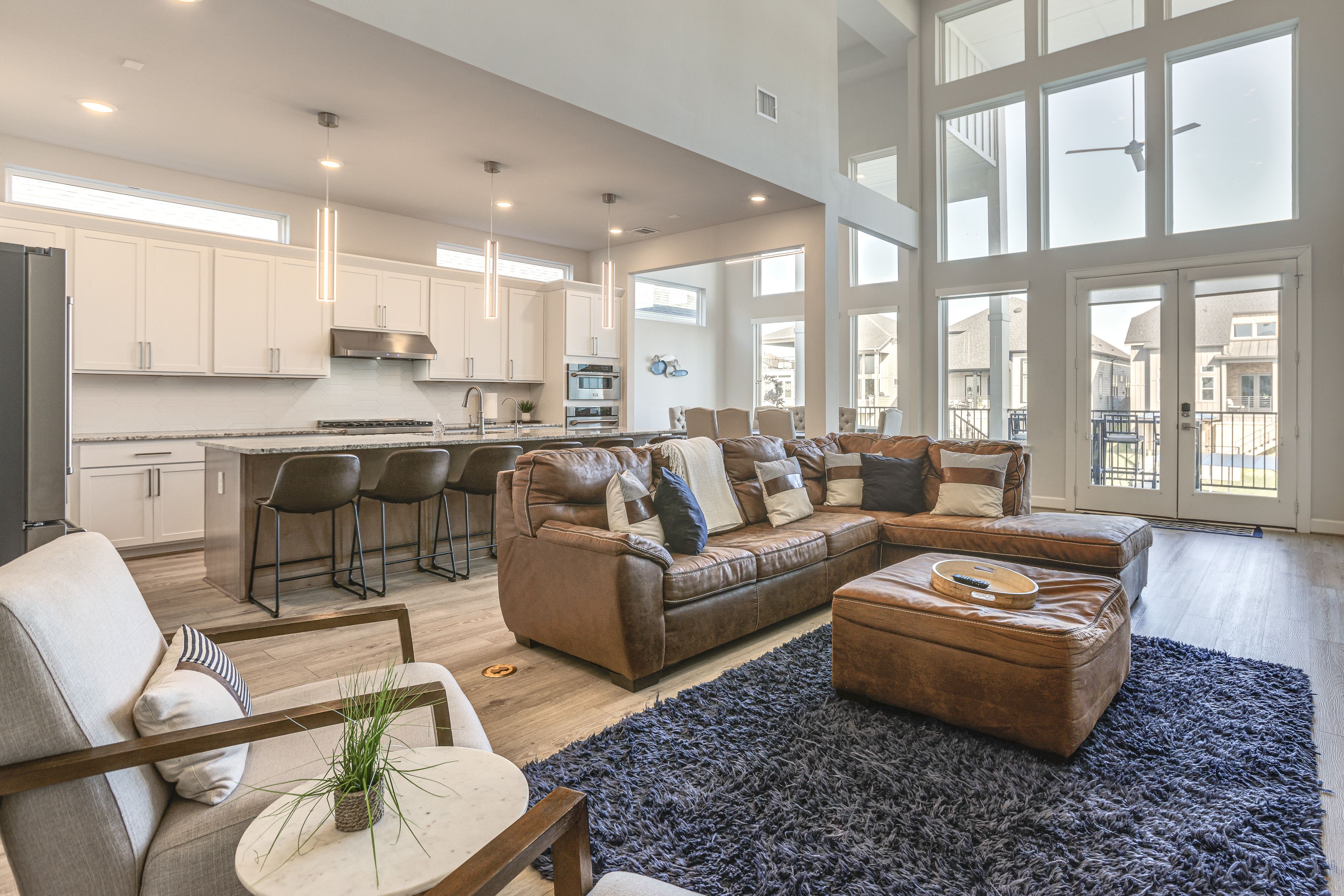 Living Room | Queen Sleeper Sofa | Central A/C & Heat | 1st Floor