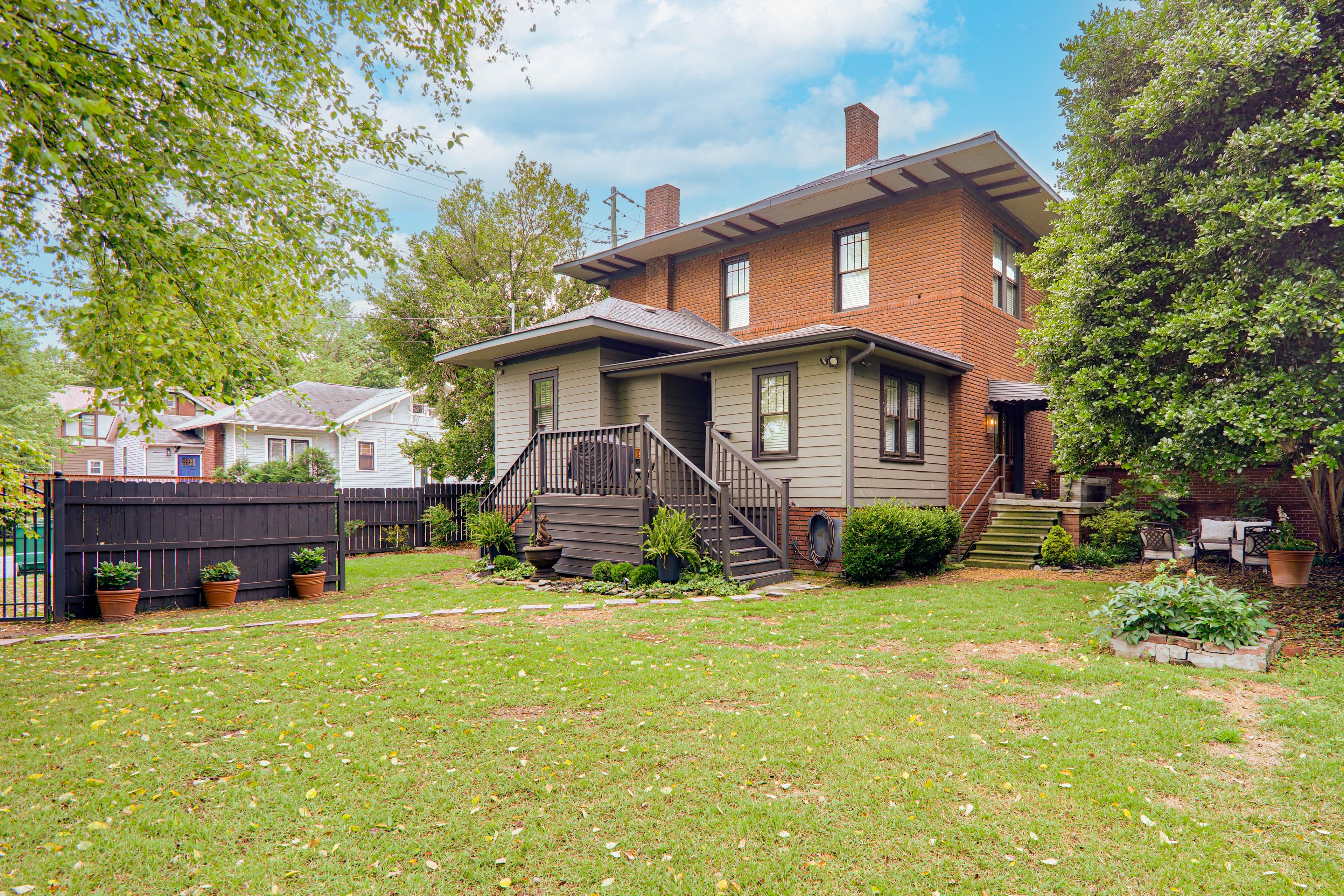 Deck | Gas Grill | Fenced Backyard