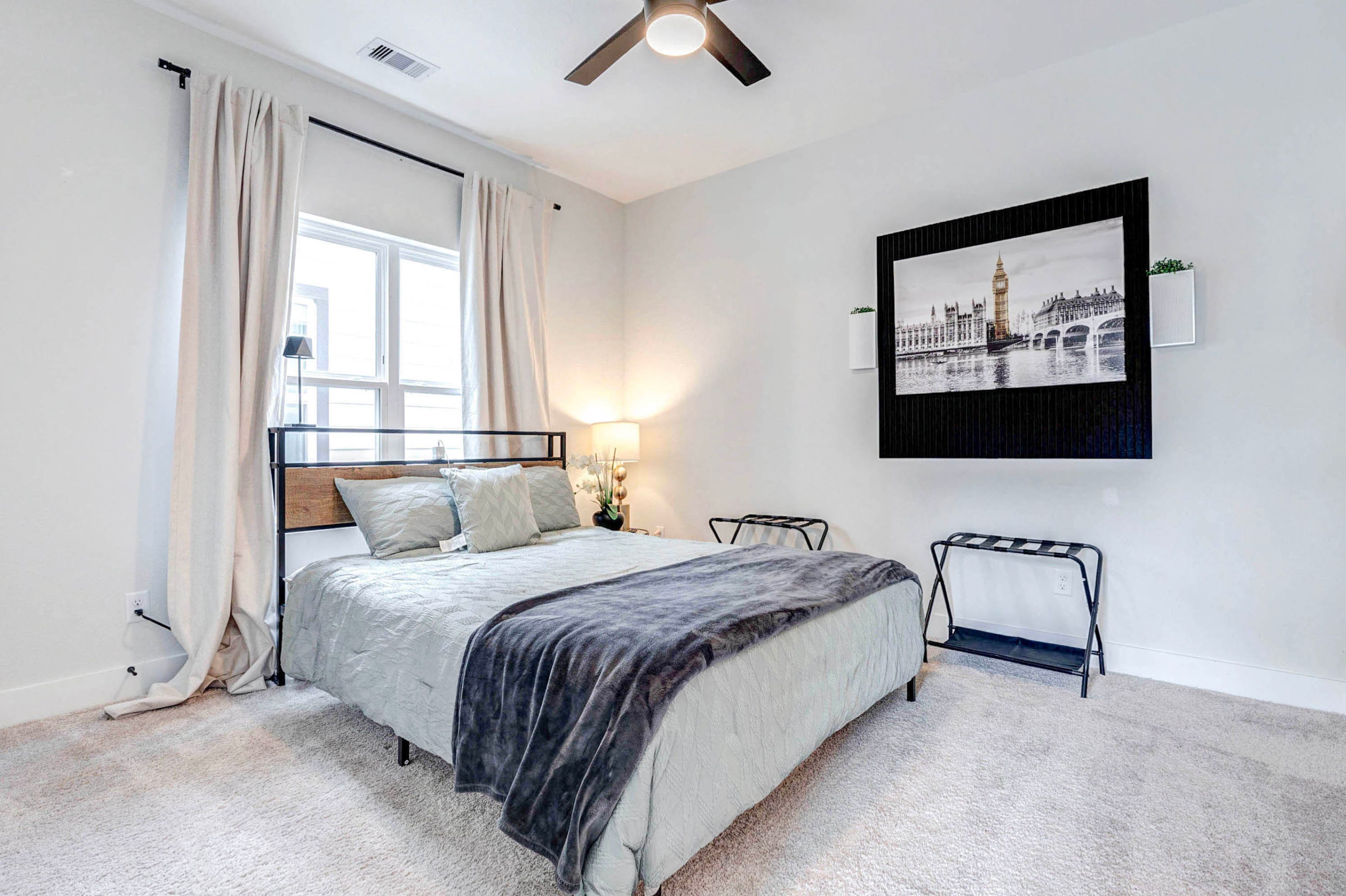 Bedroom 1 | Queen Bed | TV | 2nd Floor