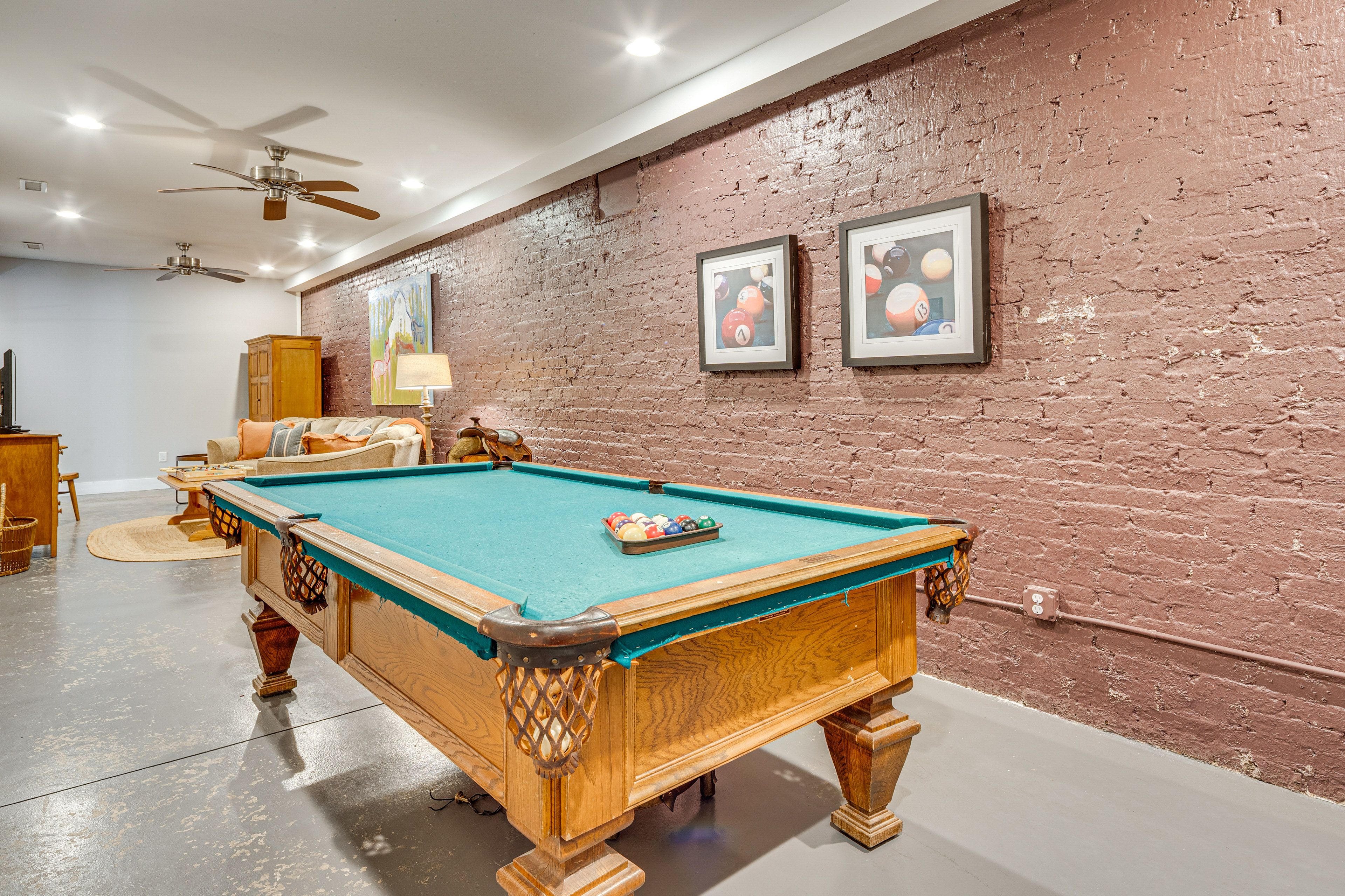 Lower-Level Game Room | Smart TV