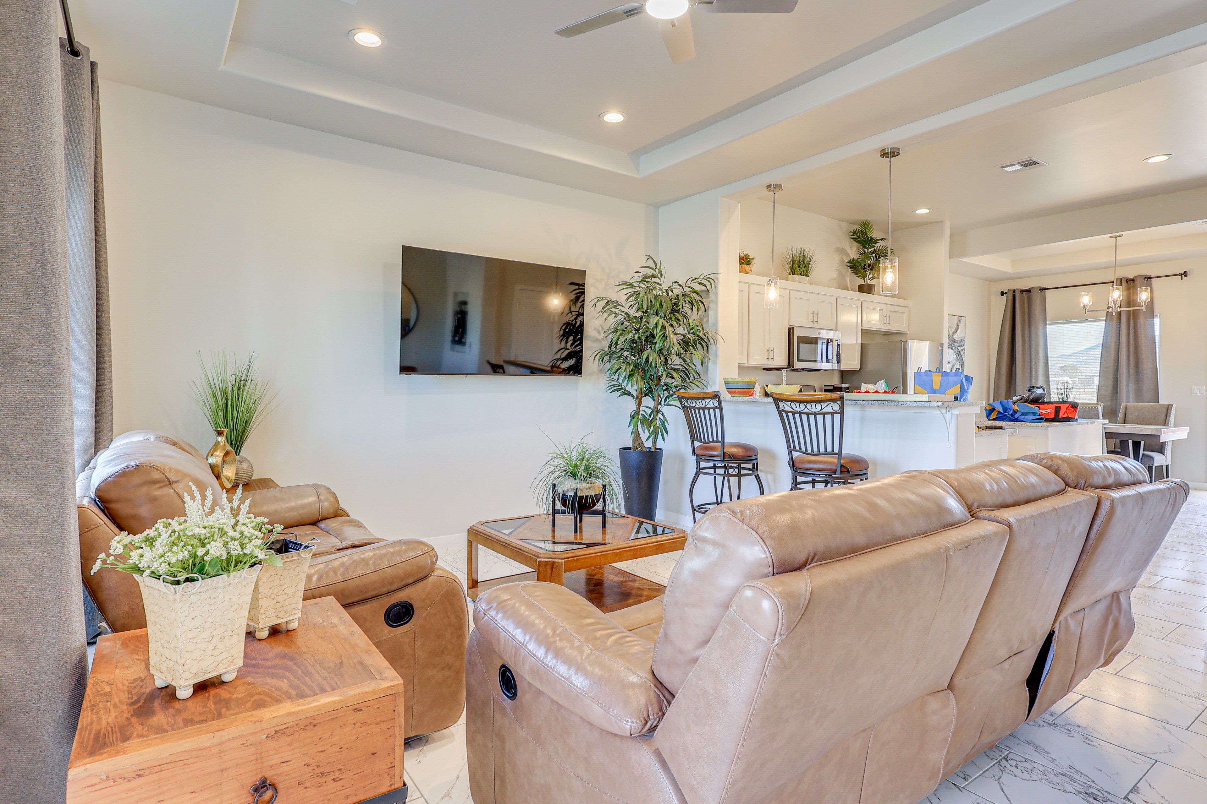 Living Room | Smart TV | Single-Story Unit