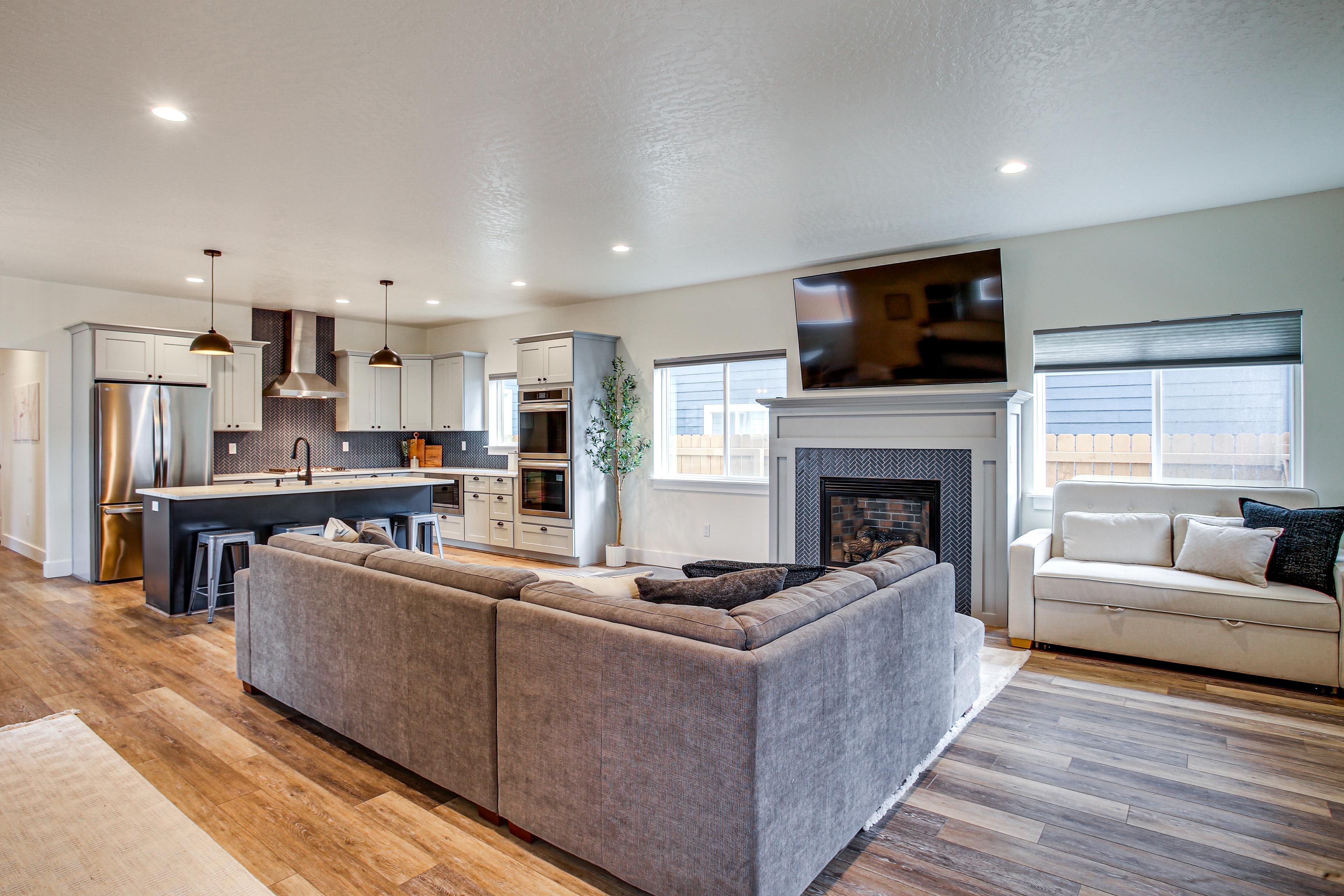 Living Room | 1st Floor | Queen Sleeper Sofa