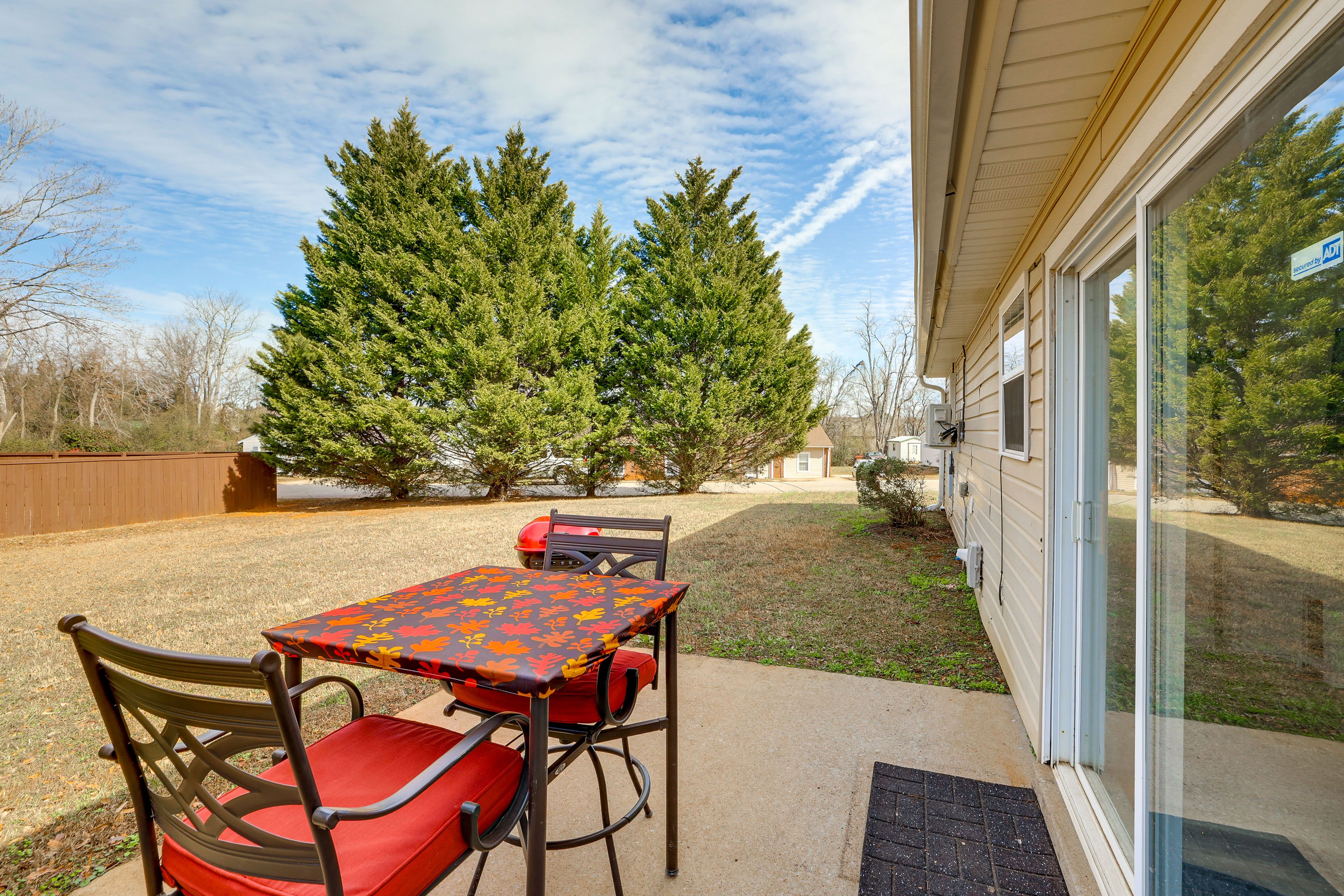 Patio | Spacious Yard