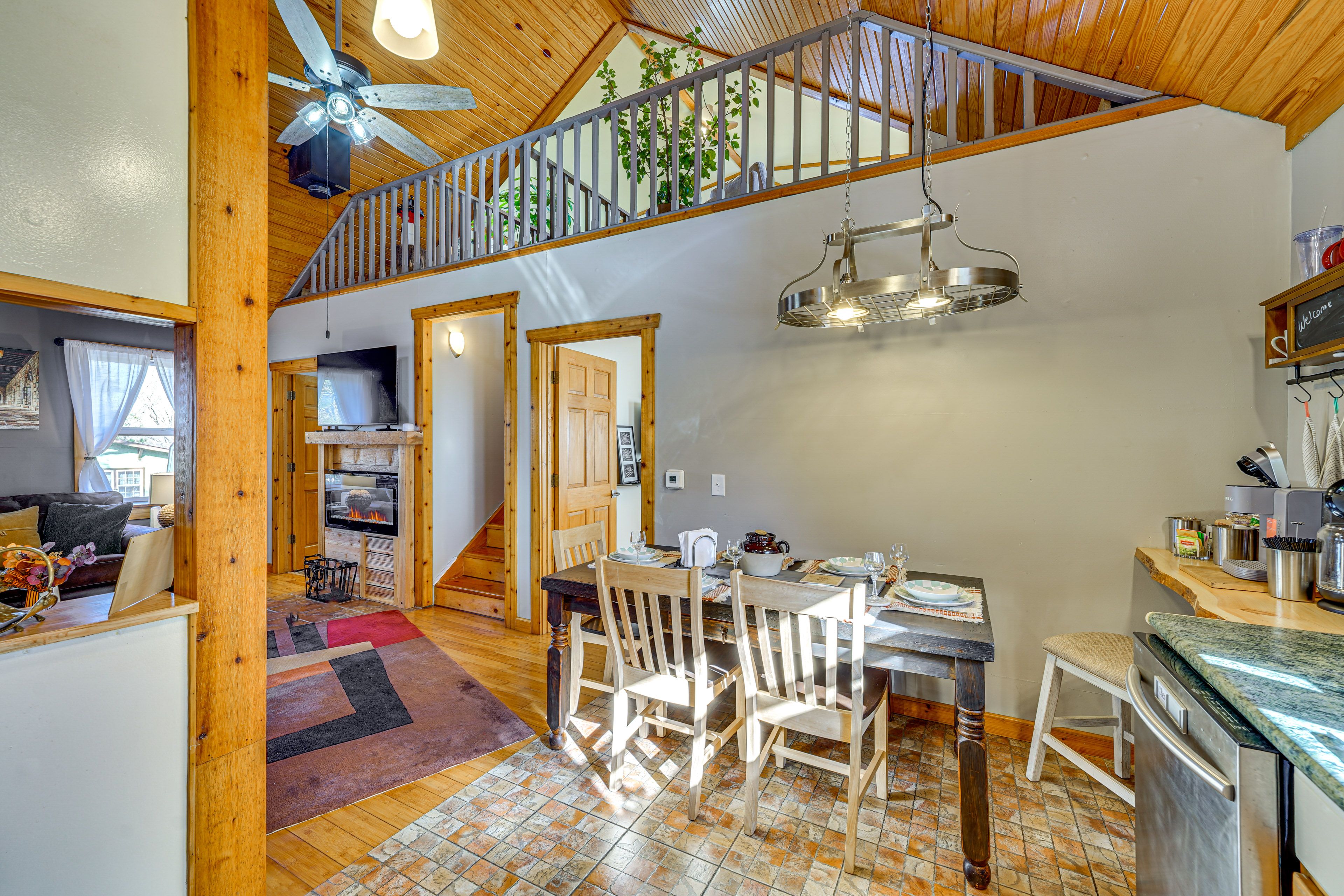 Dining Area | Dishware & Flatware Provided | Main Level