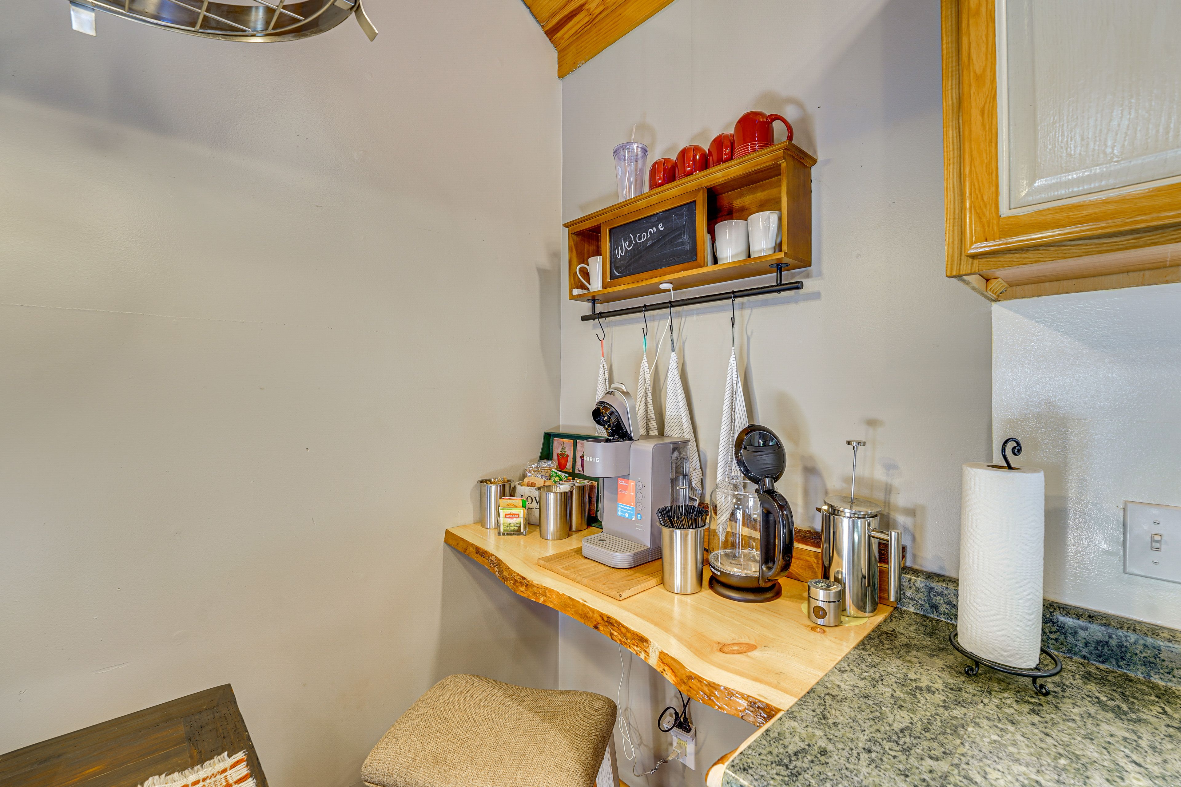 Coffee Bar | Single-Serve & French Press Coffee Makers | Coffee Provided