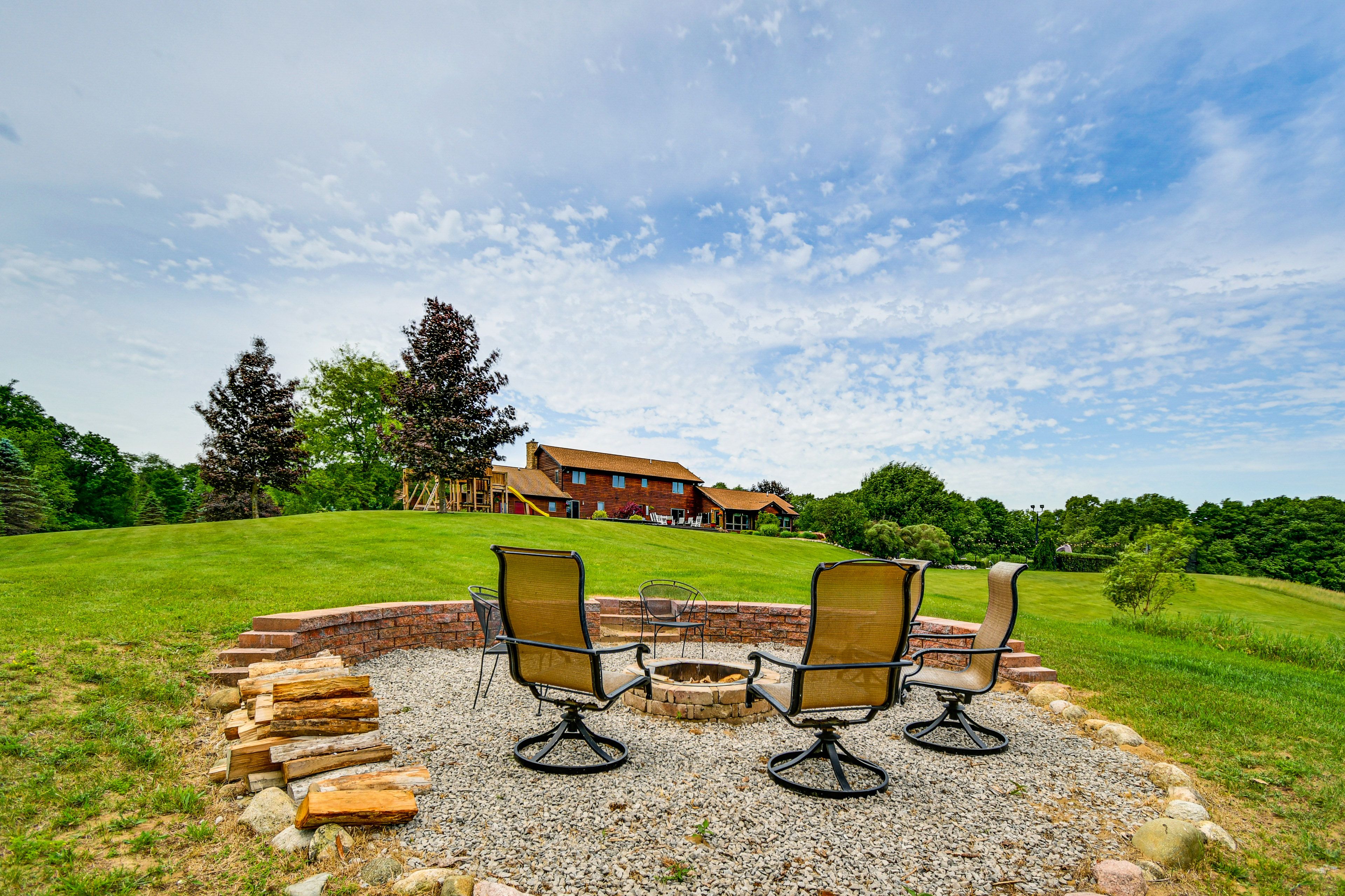 Wood-Burning Fire Pit