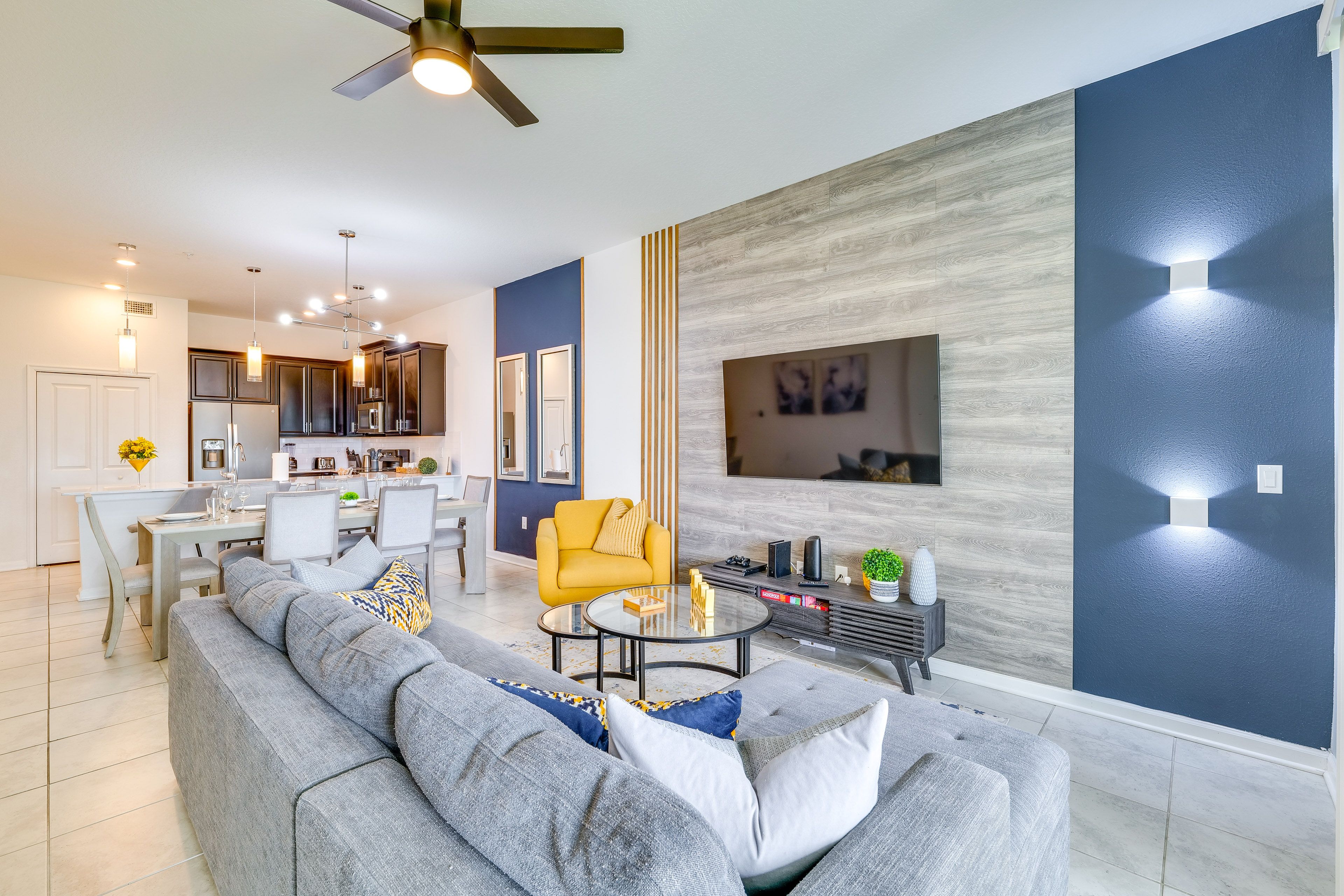 Living Room | Full Sleeper Sofa | Smart TV | PlayStation 4