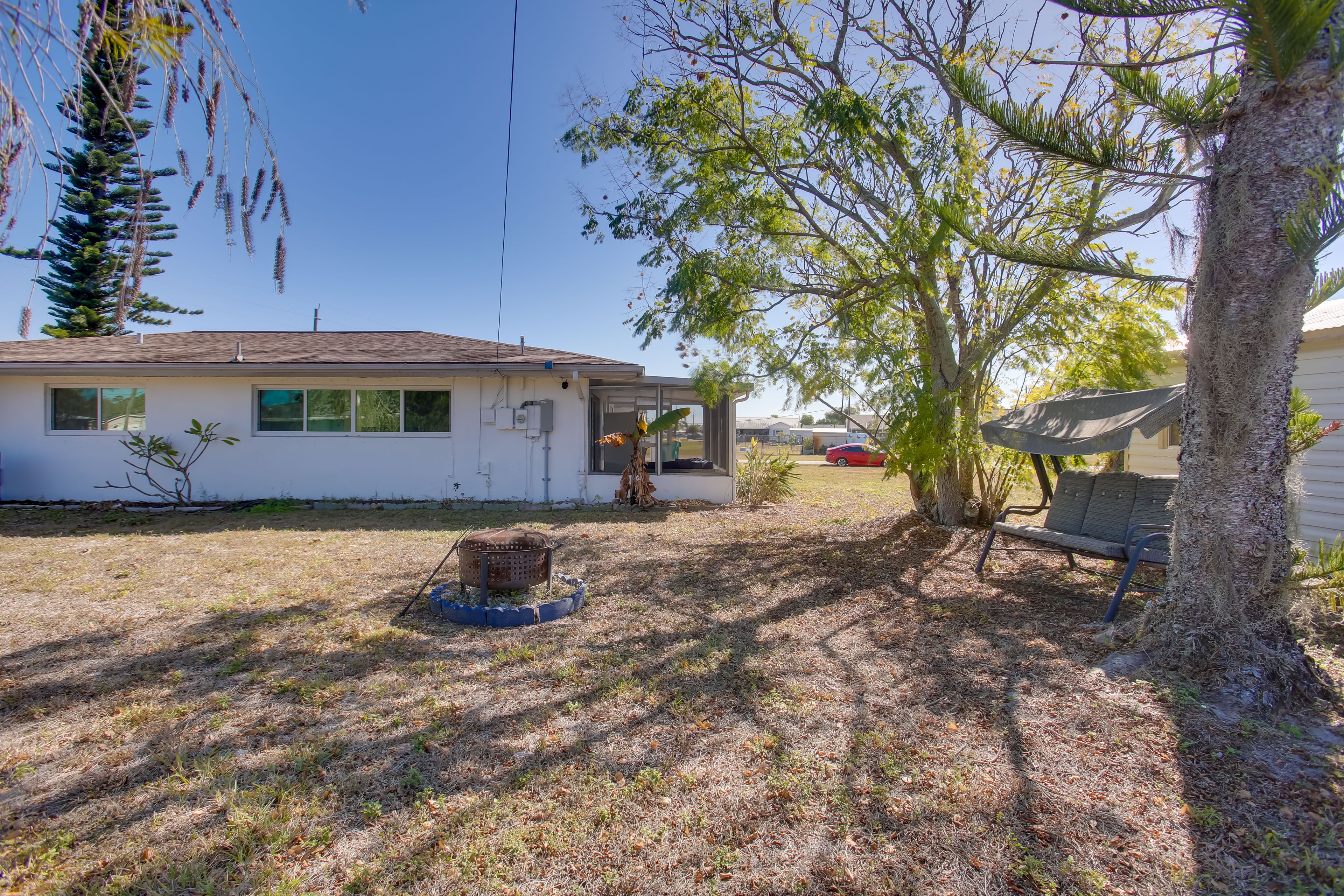 Private Backyard Area