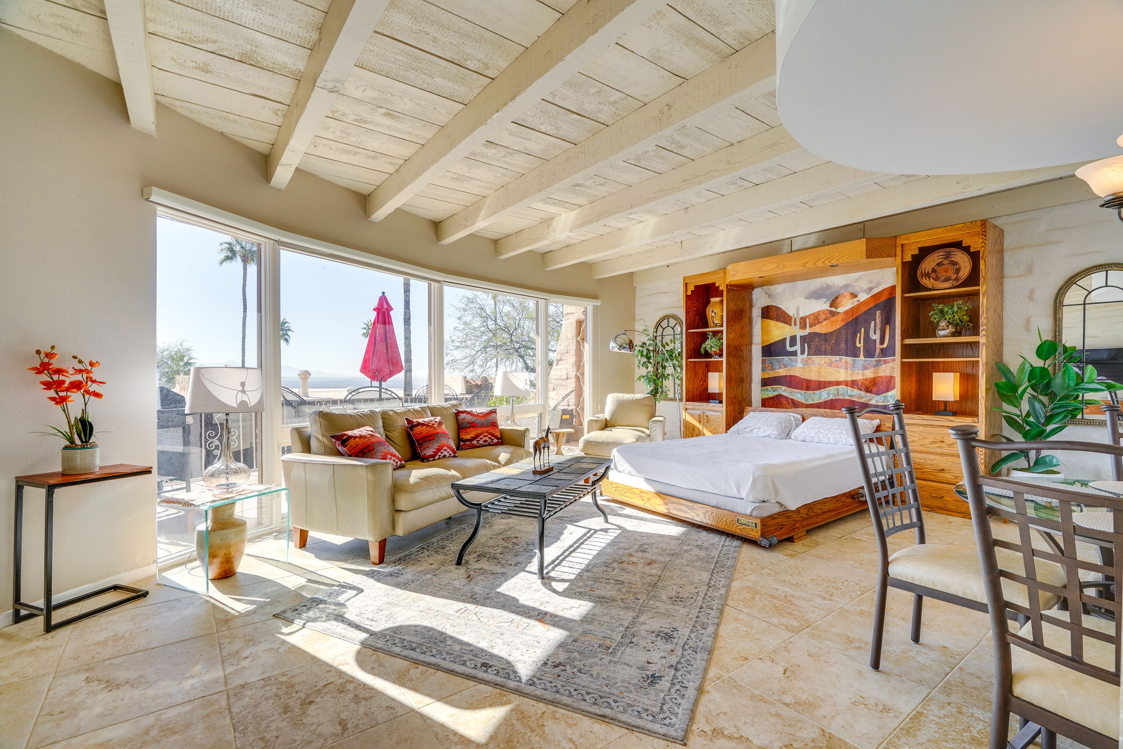 Tucson Vacation Rental | Studio | 1BA | 450 Sq Ft | 1 Minor Step to Access