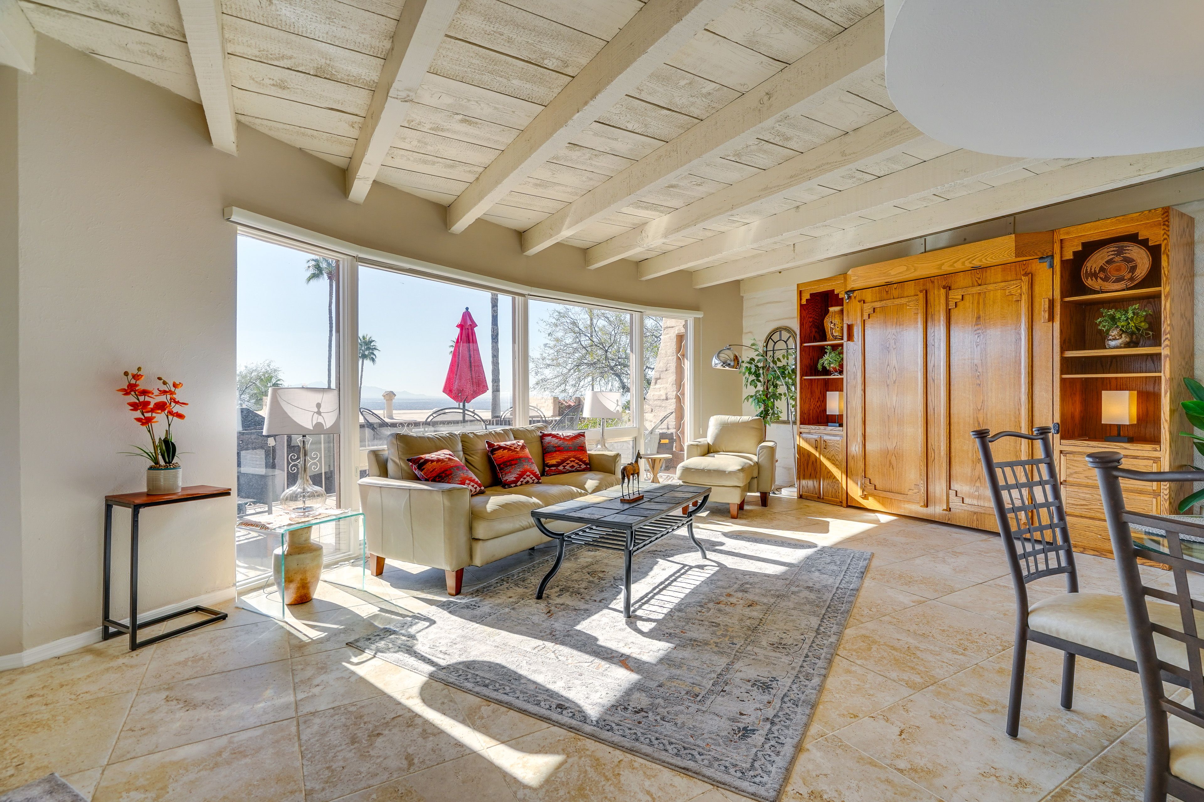 Studio Interior | Free WiFi | Central A/C | Queen Murphy Bed